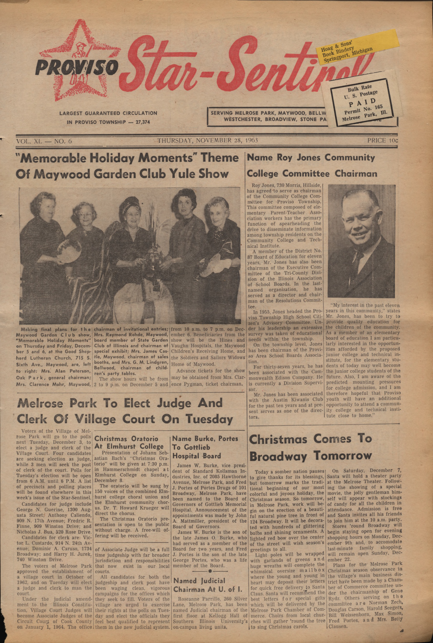 Proviso Star-Sentinel – 19631128