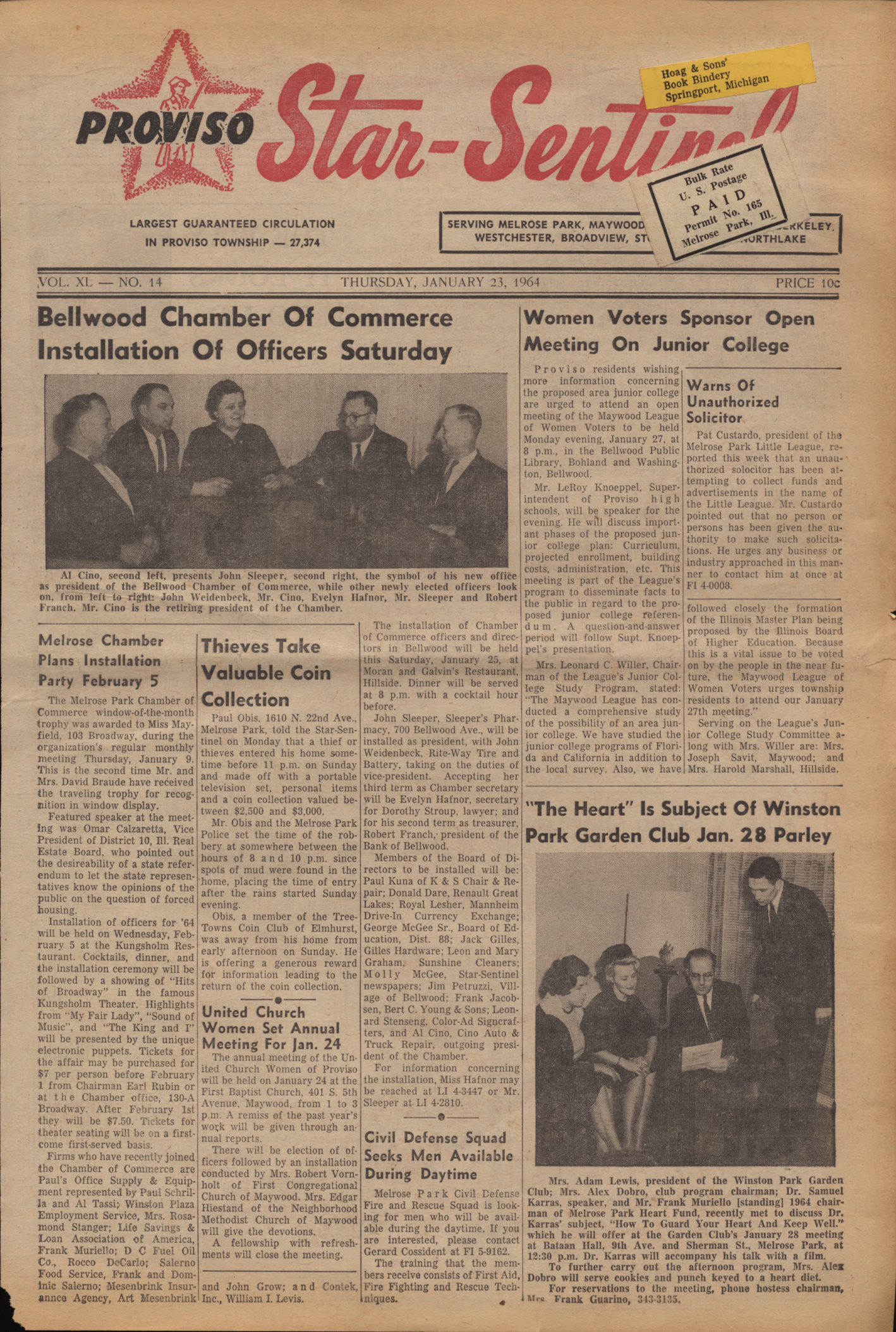 Proviso Star-Sentinel – 19640123