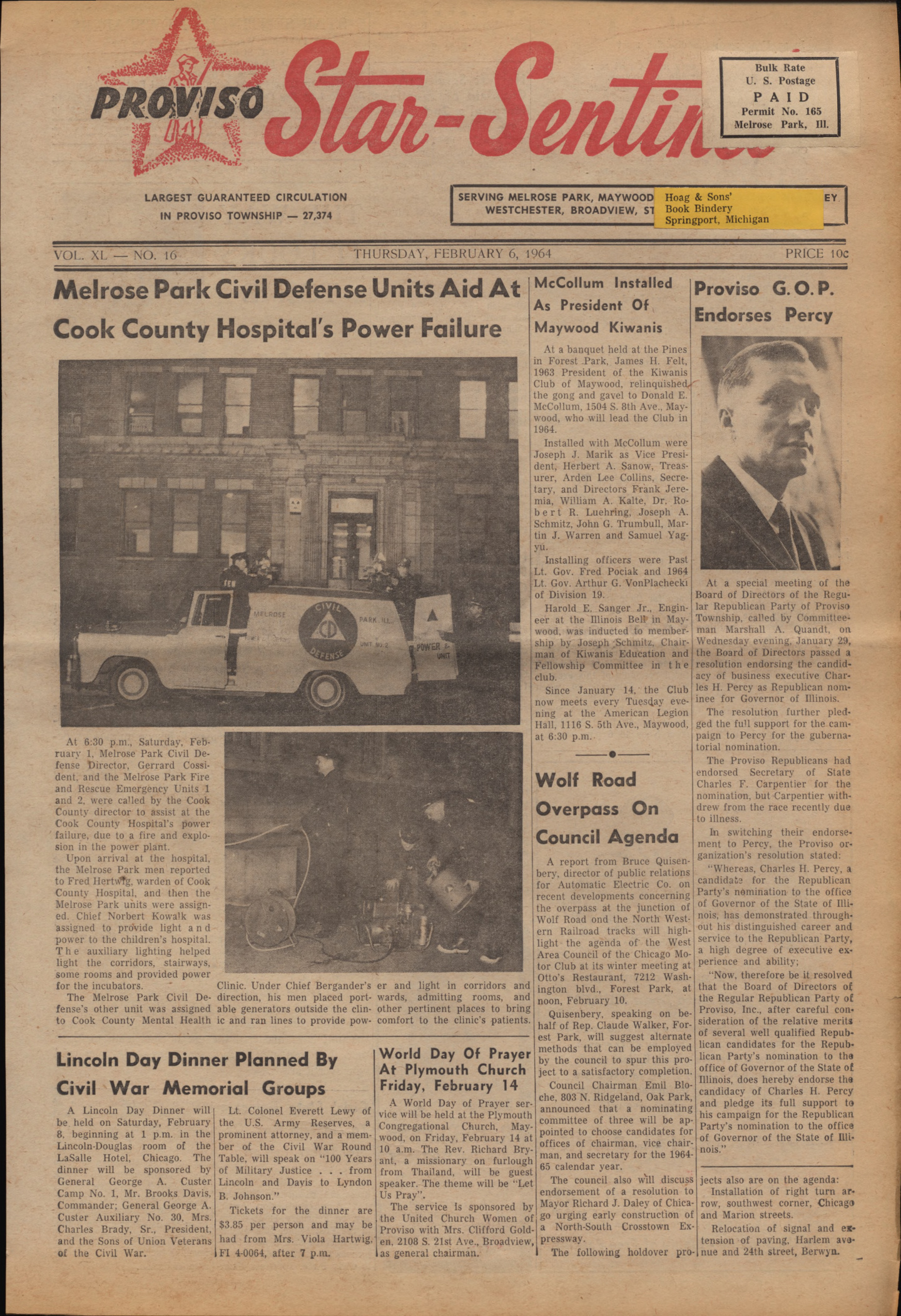 Proviso Star-Sentinel – 19640206