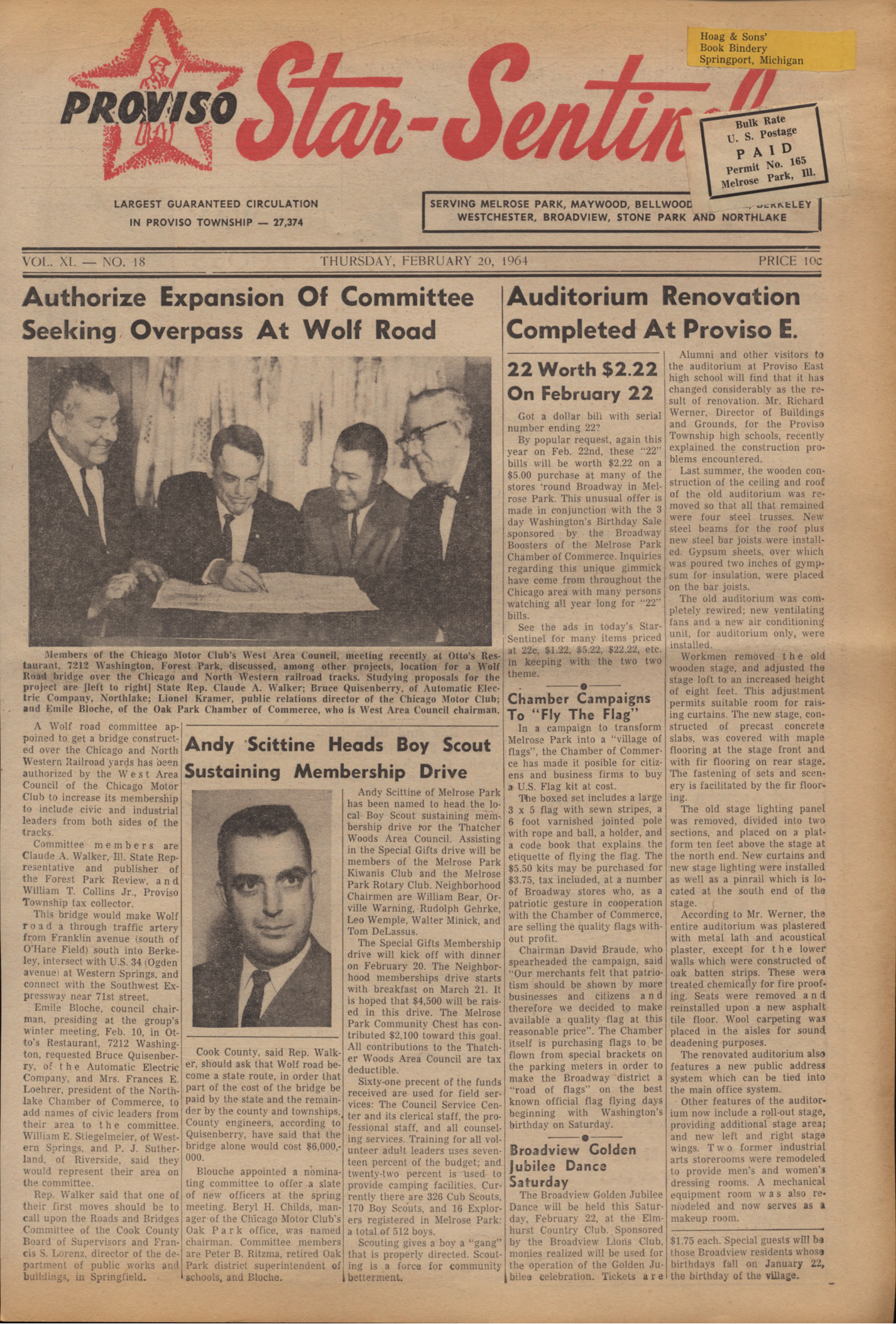 Proviso Star-Sentinel – 19640220