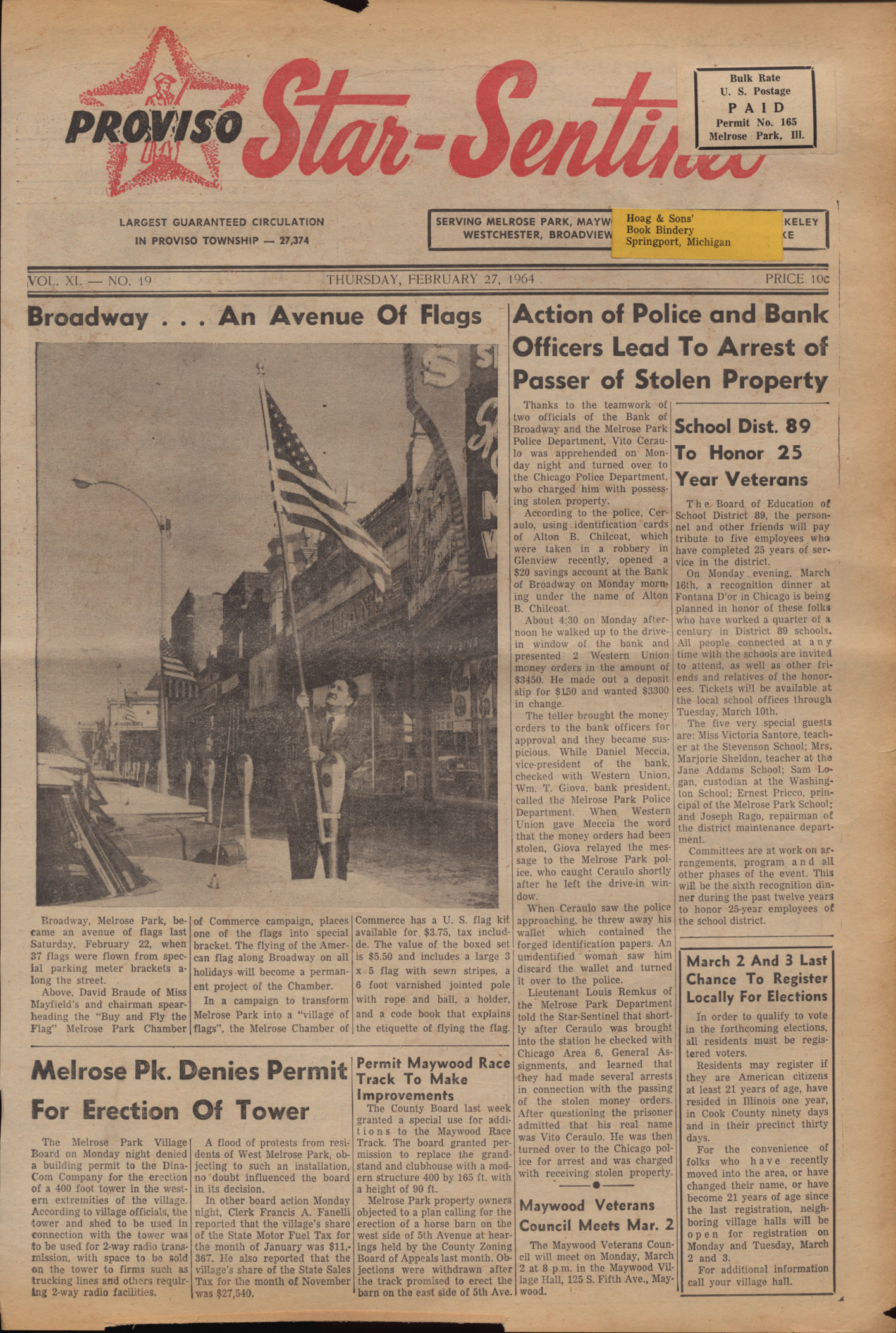 Proviso Star-Sentinel – 19640227