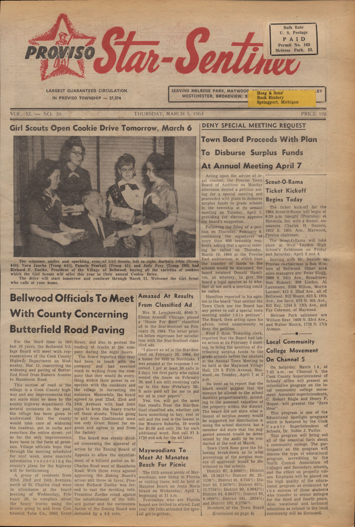Proviso Star-Sentinel – 19640305