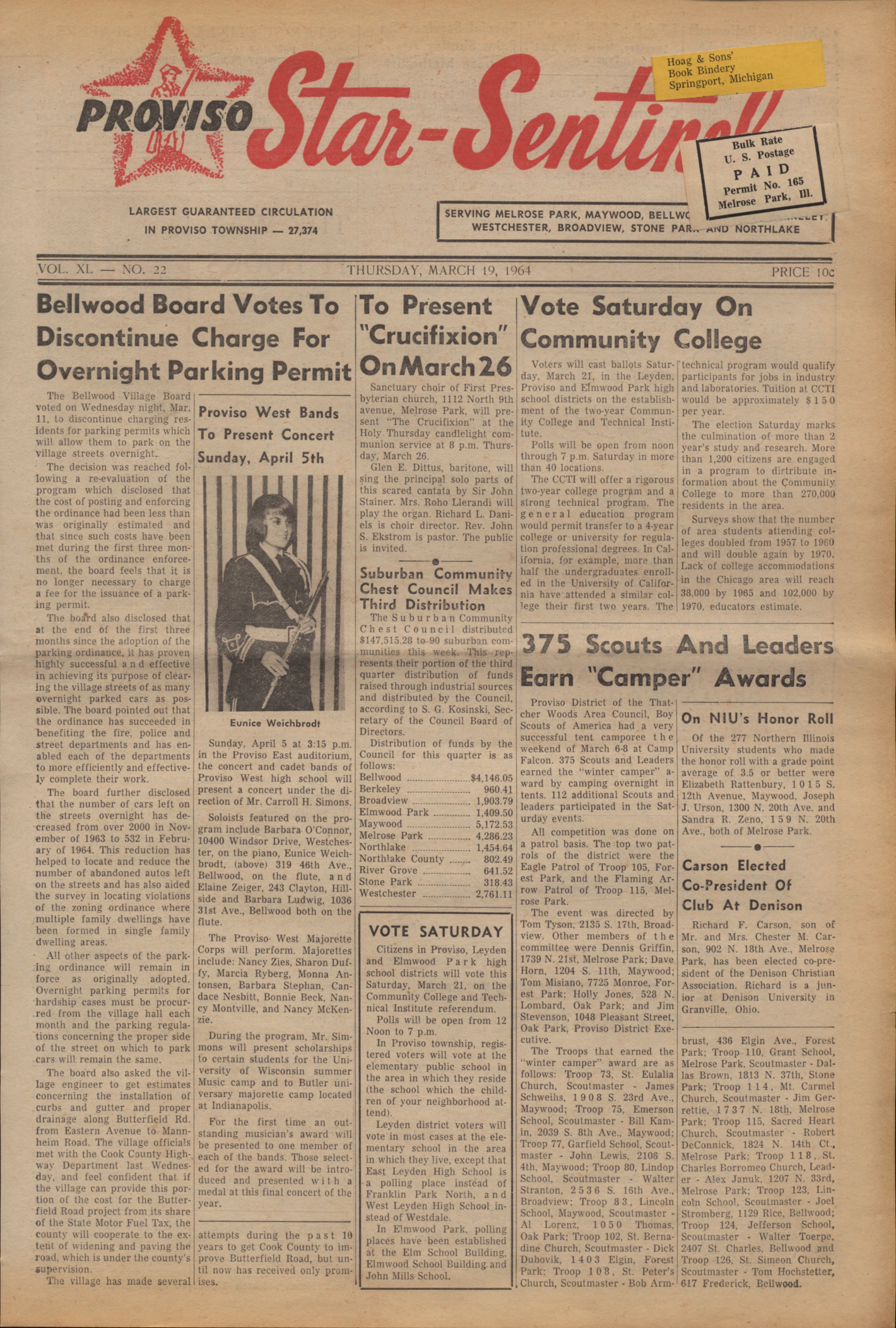 Proviso Star-Sentinel – 19640319