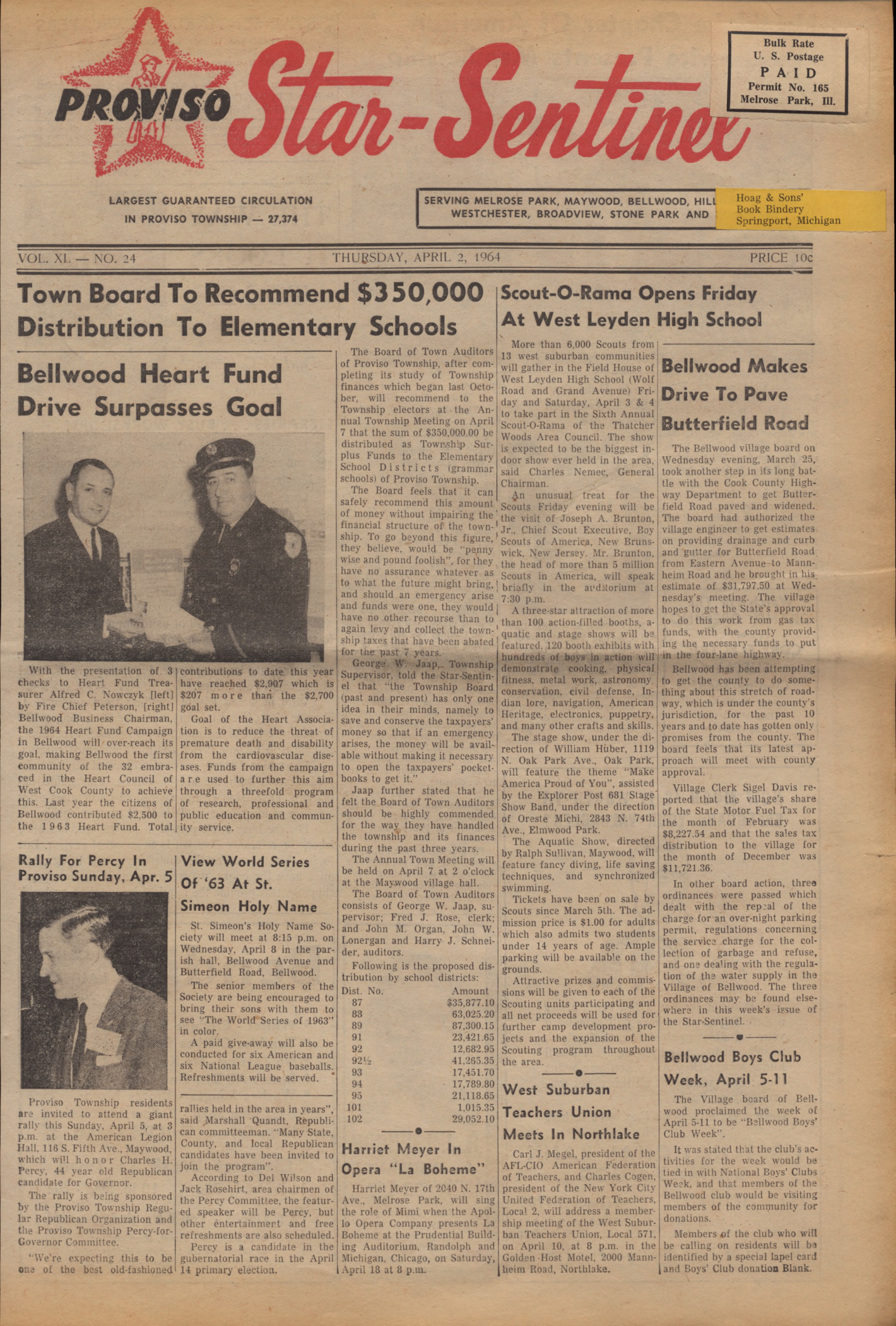 Proviso Star-Sentinel – 19640402