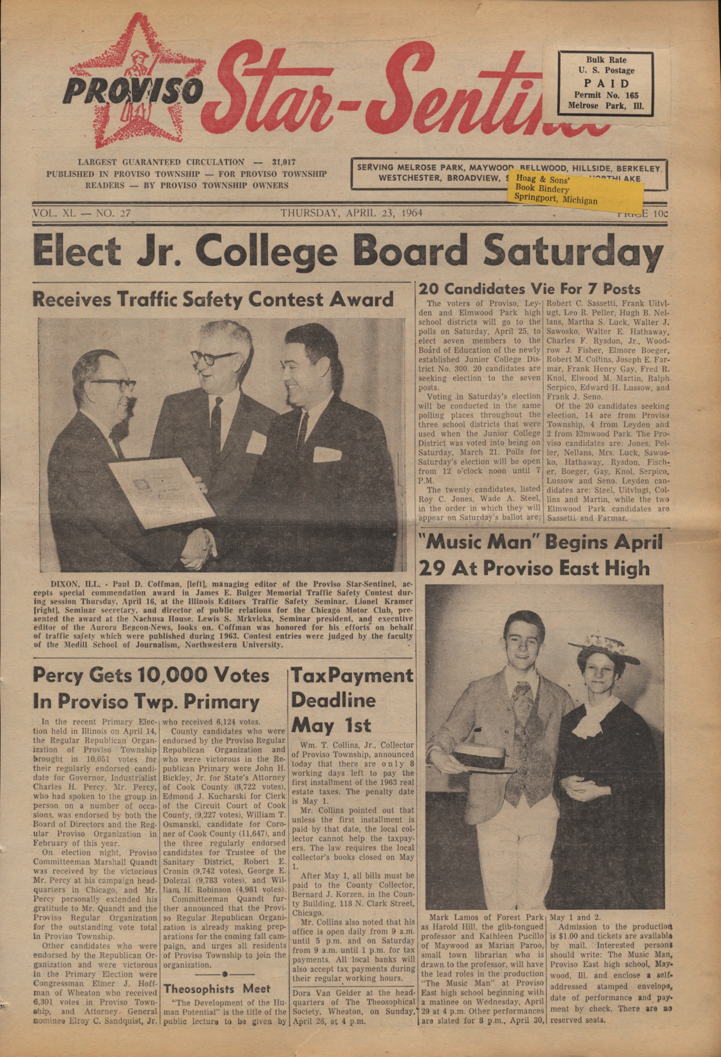 Proviso Star-Sentinel – 19640423