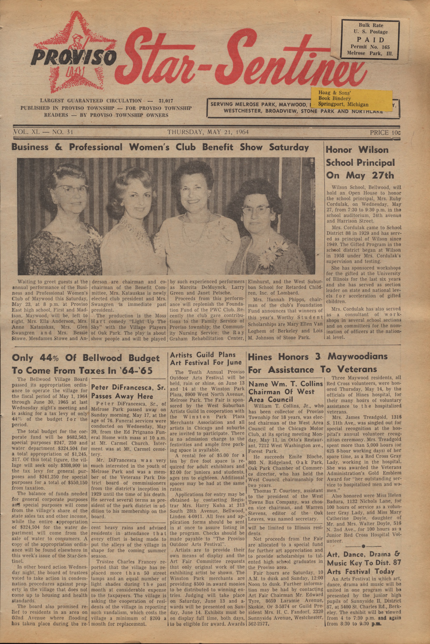 Proviso Star-Sentinel – 19640521