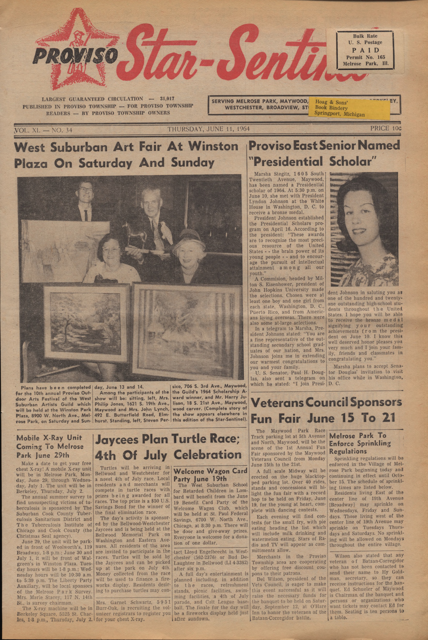 Proviso Star-Sentinel – 19640611