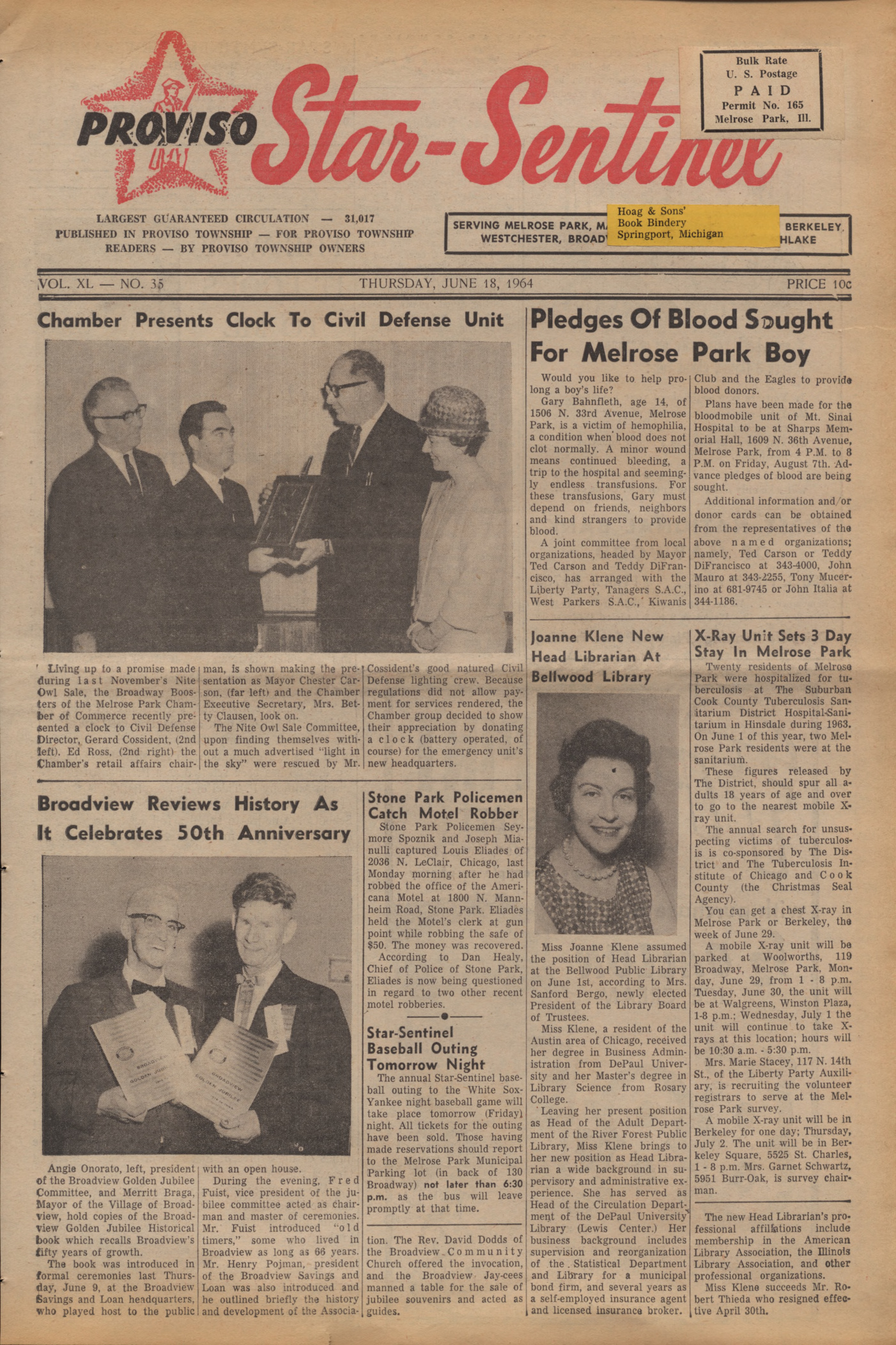 Proviso Star-Sentinel – 19640618
