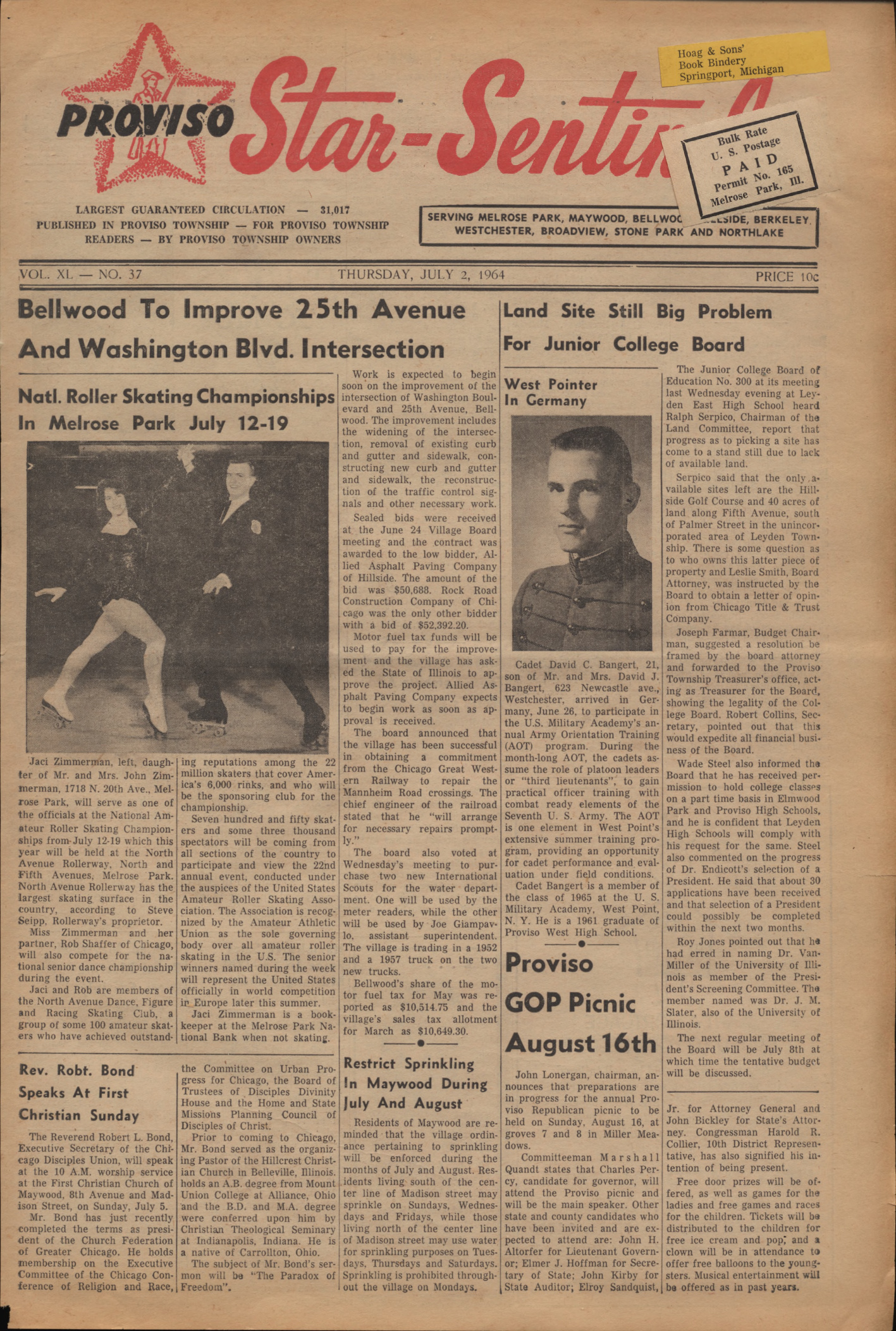Proviso Star-Sentinel – 19640702