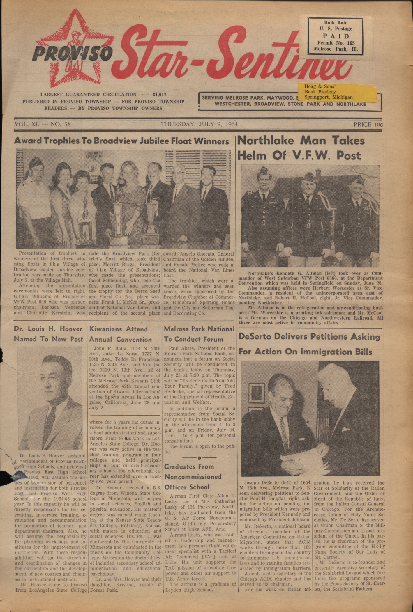 Proviso Star-Sentinel – 19640709