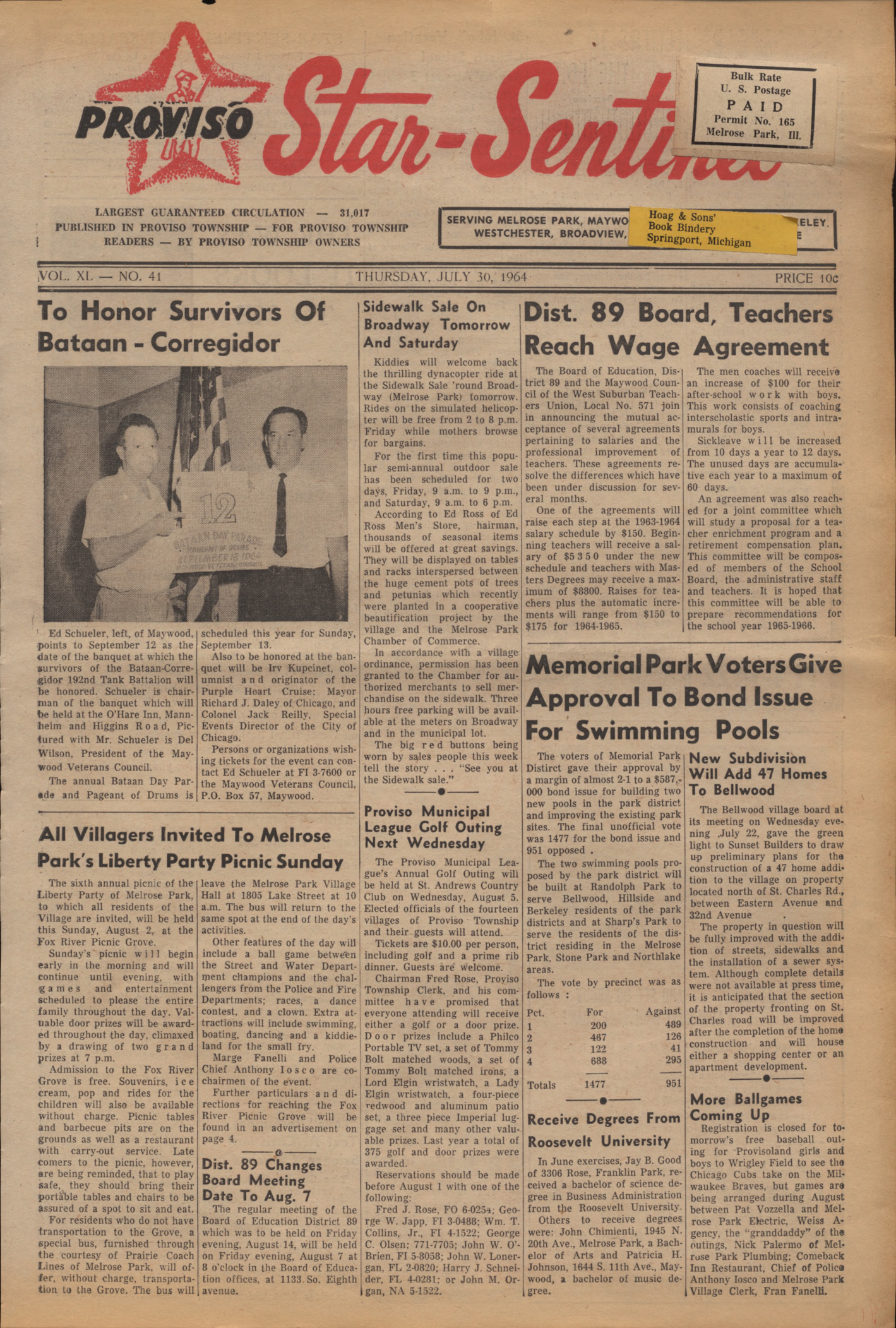 Proviso Star-Sentinel – 19640730
