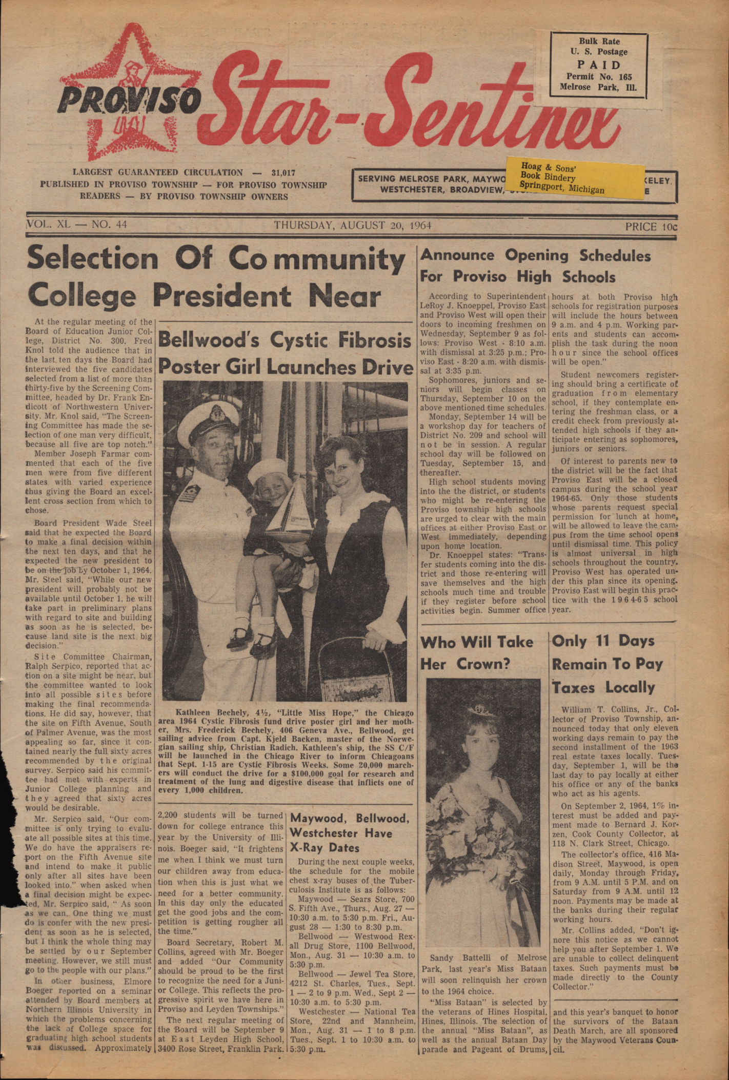 Proviso Star-Sentinel – 19640820