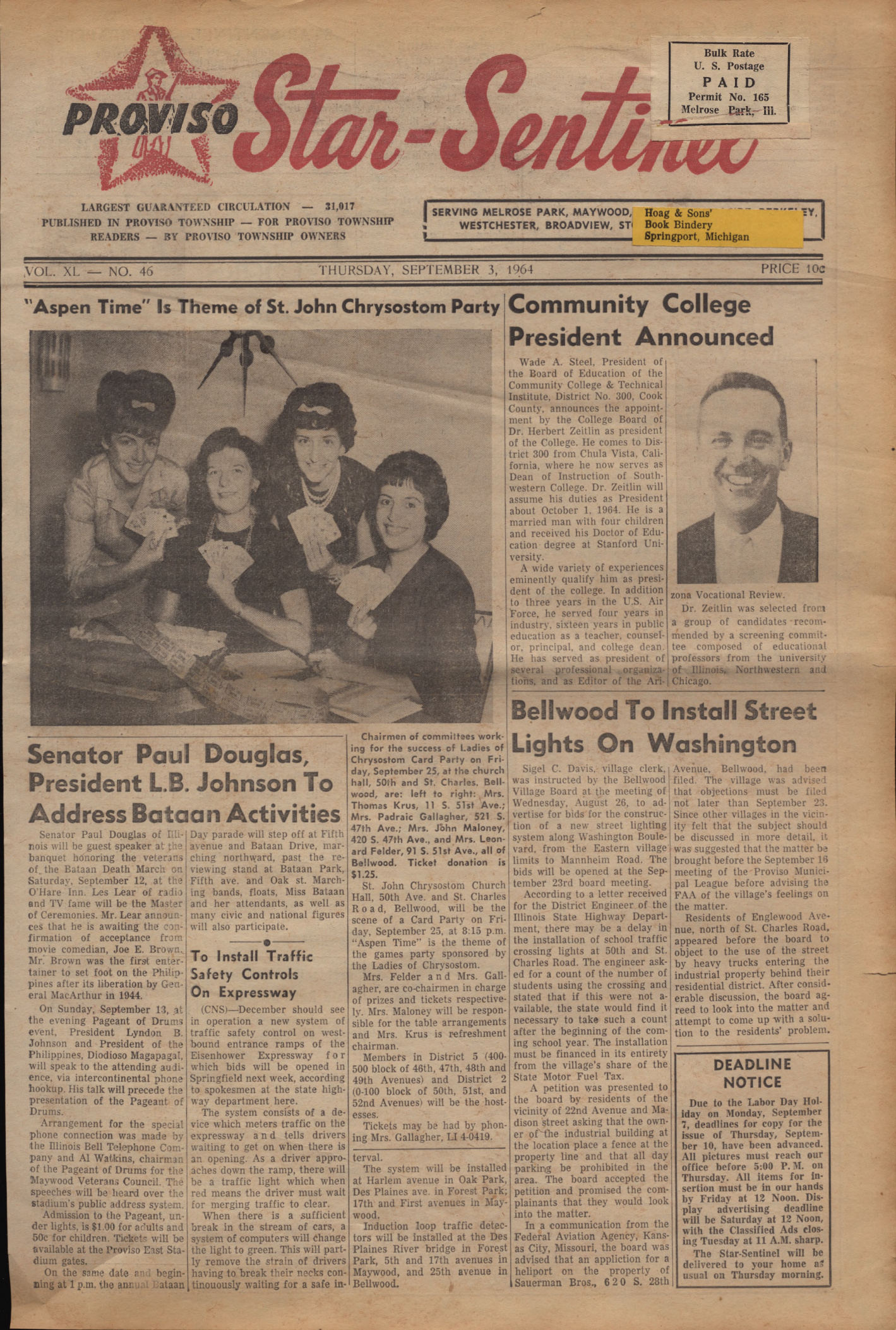 Proviso Star-Sentinel – 19640903