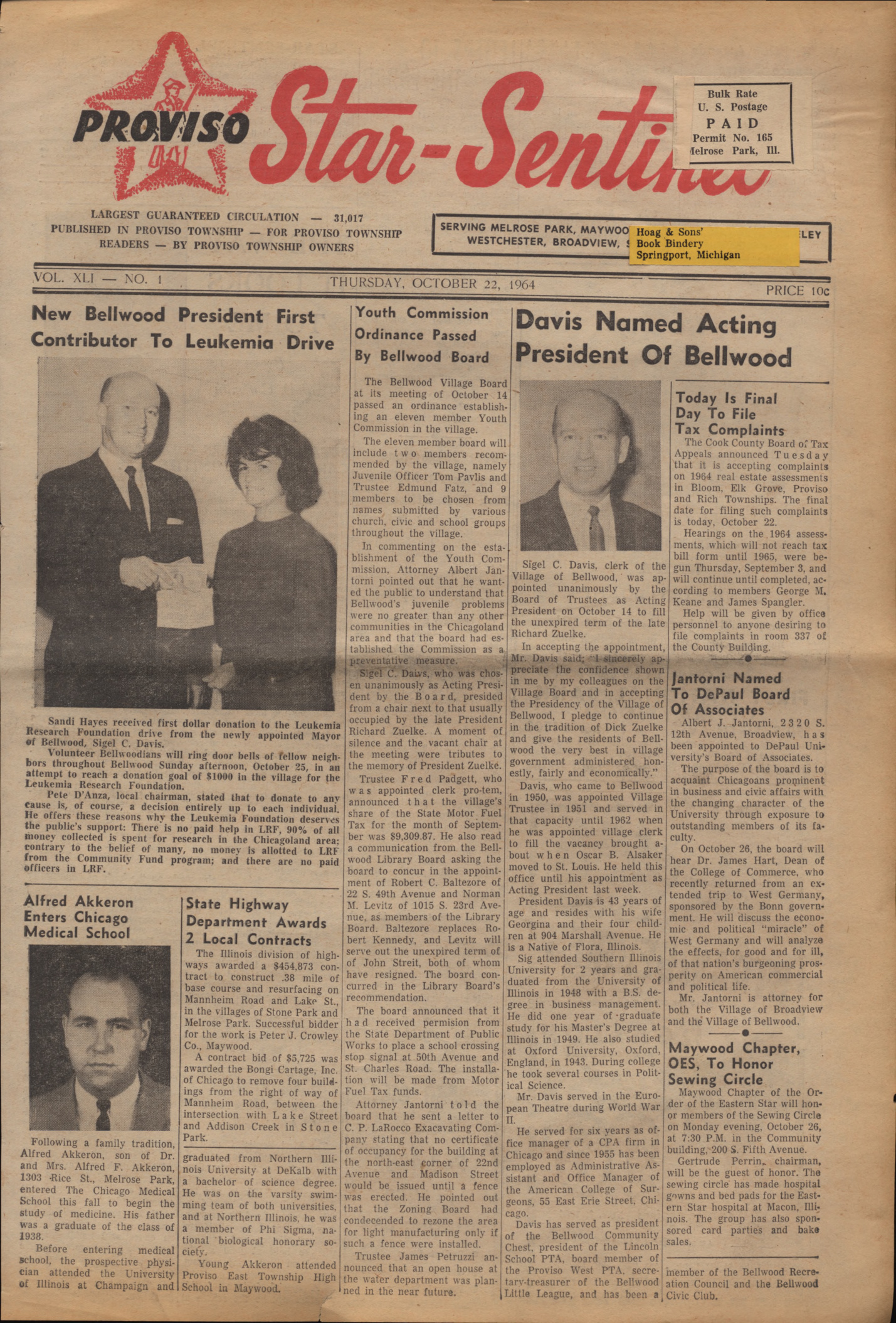 Proviso Star-Sentinel – 19641022