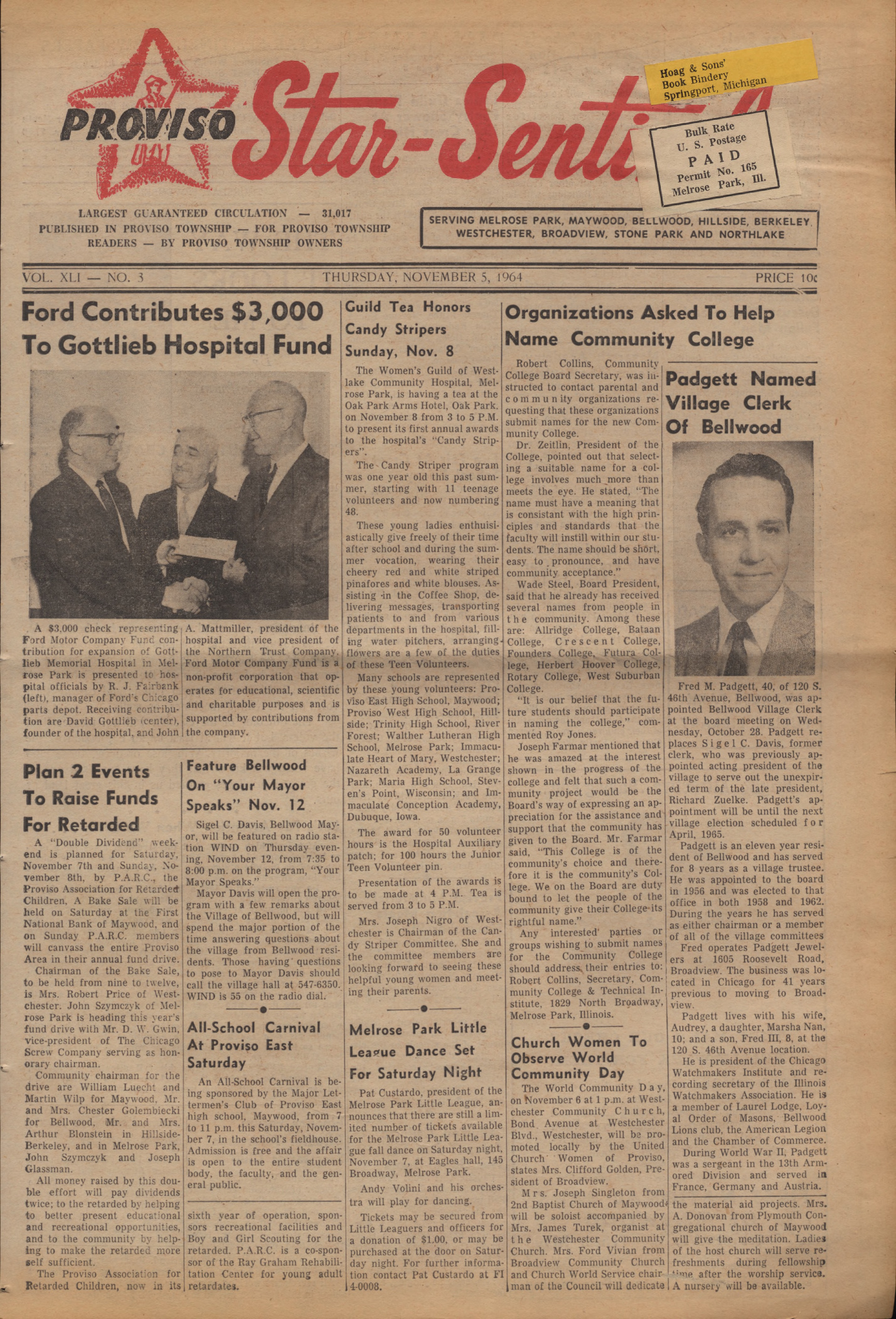 Proviso Star-Sentinel – 19641105