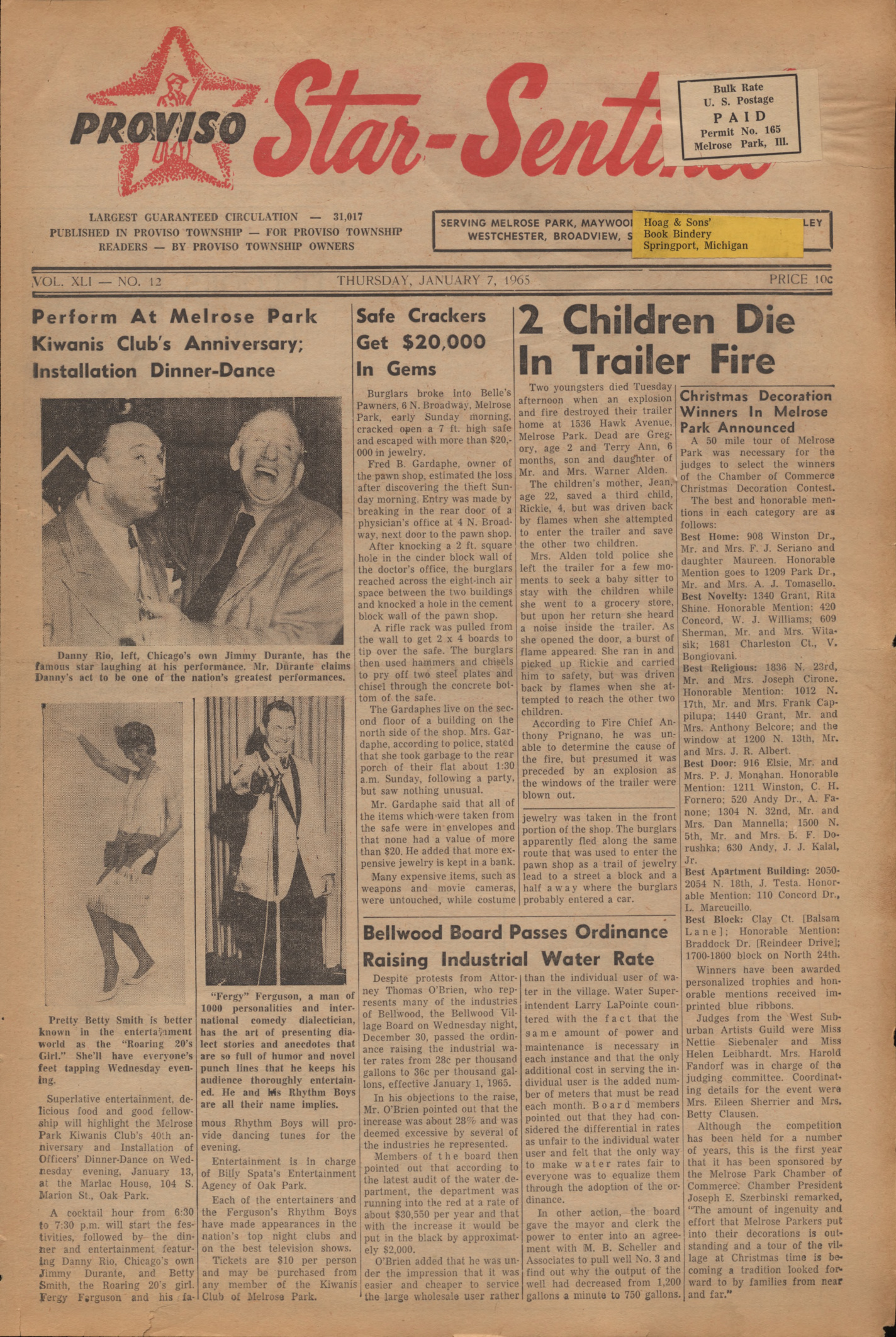 Proviso Star-Sentinel – 19650107