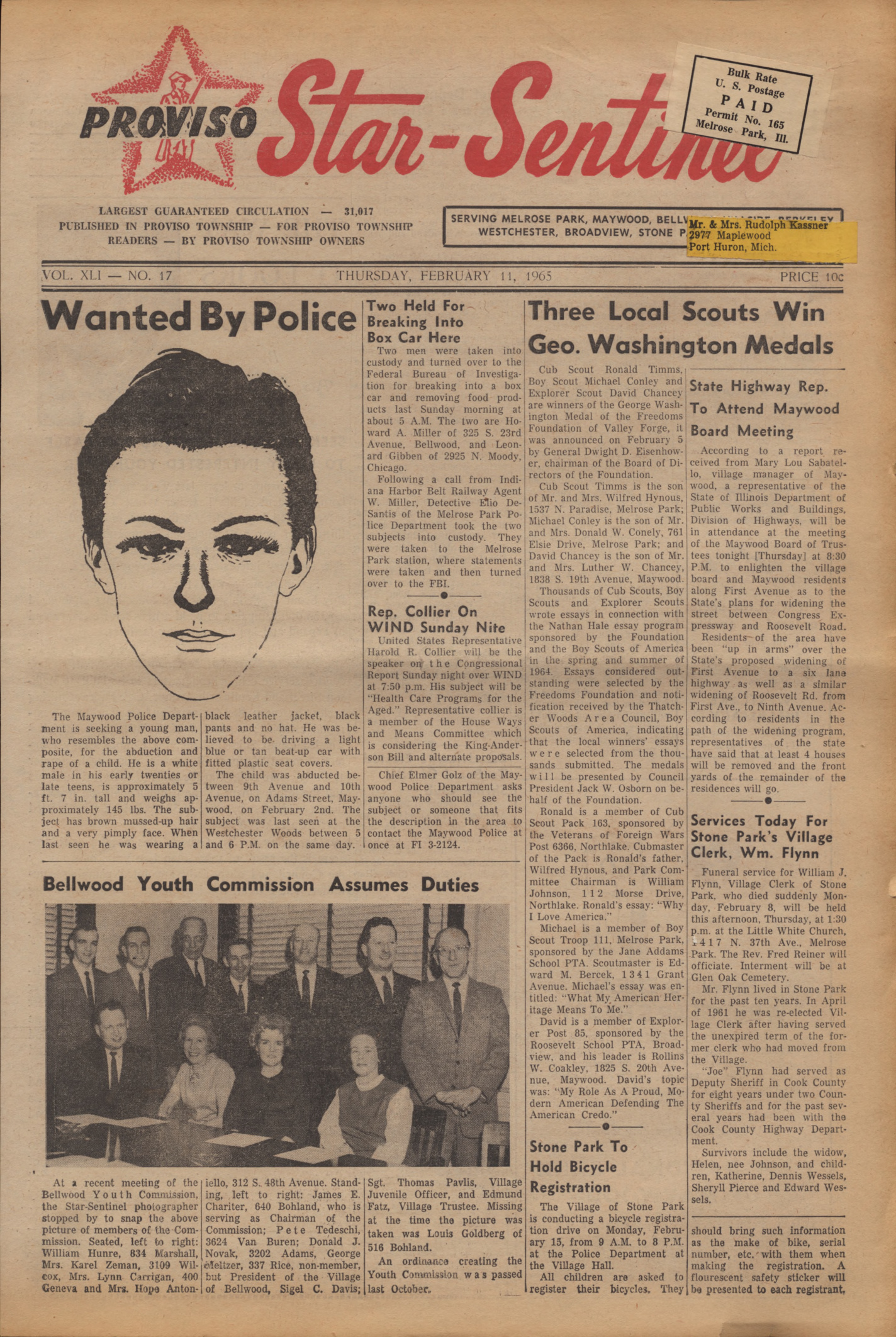 Proviso Star-Sentinel – 19650211