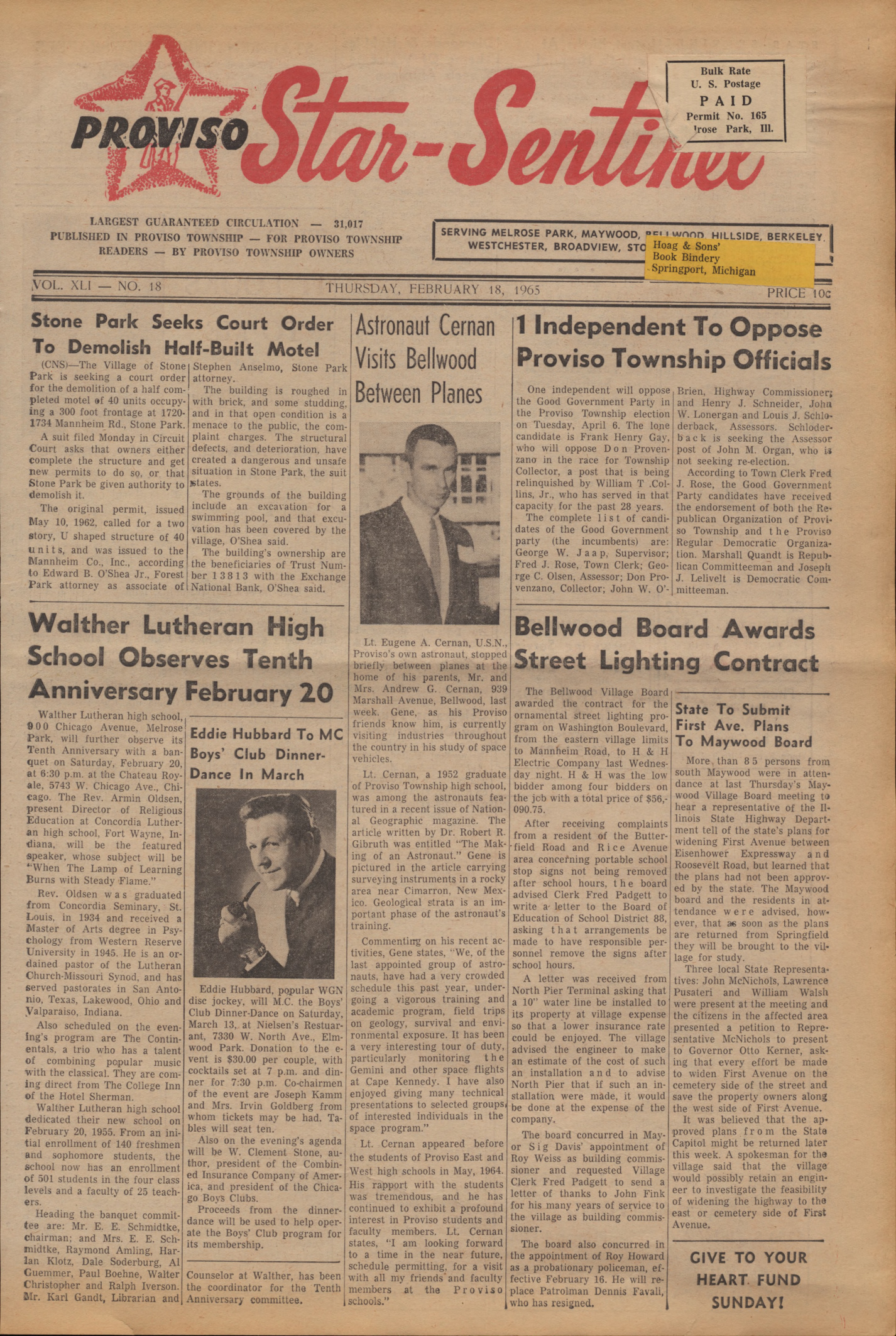 Proviso Star-Sentinel – 19650218