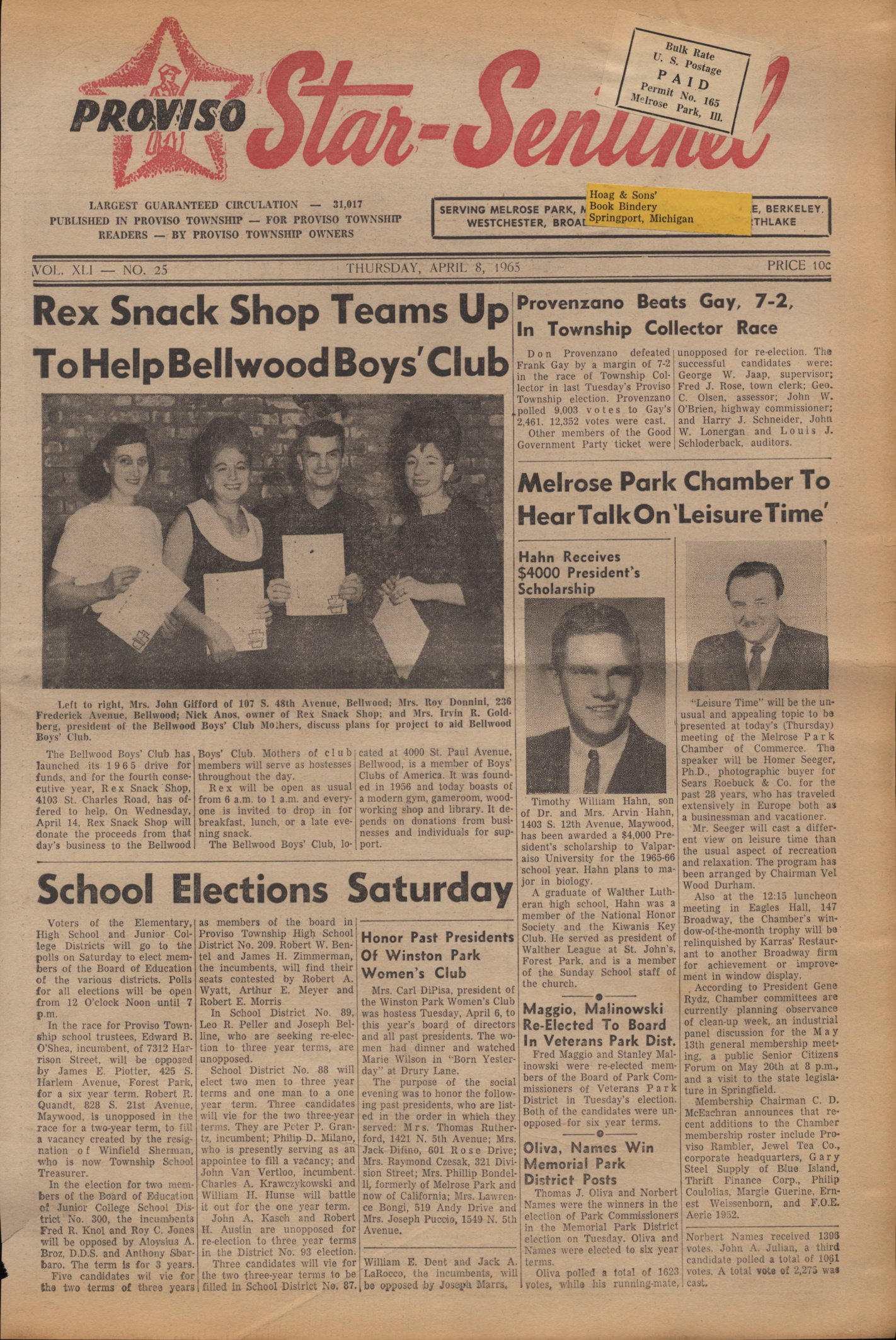 Proviso Star-Sentinel – 19650408