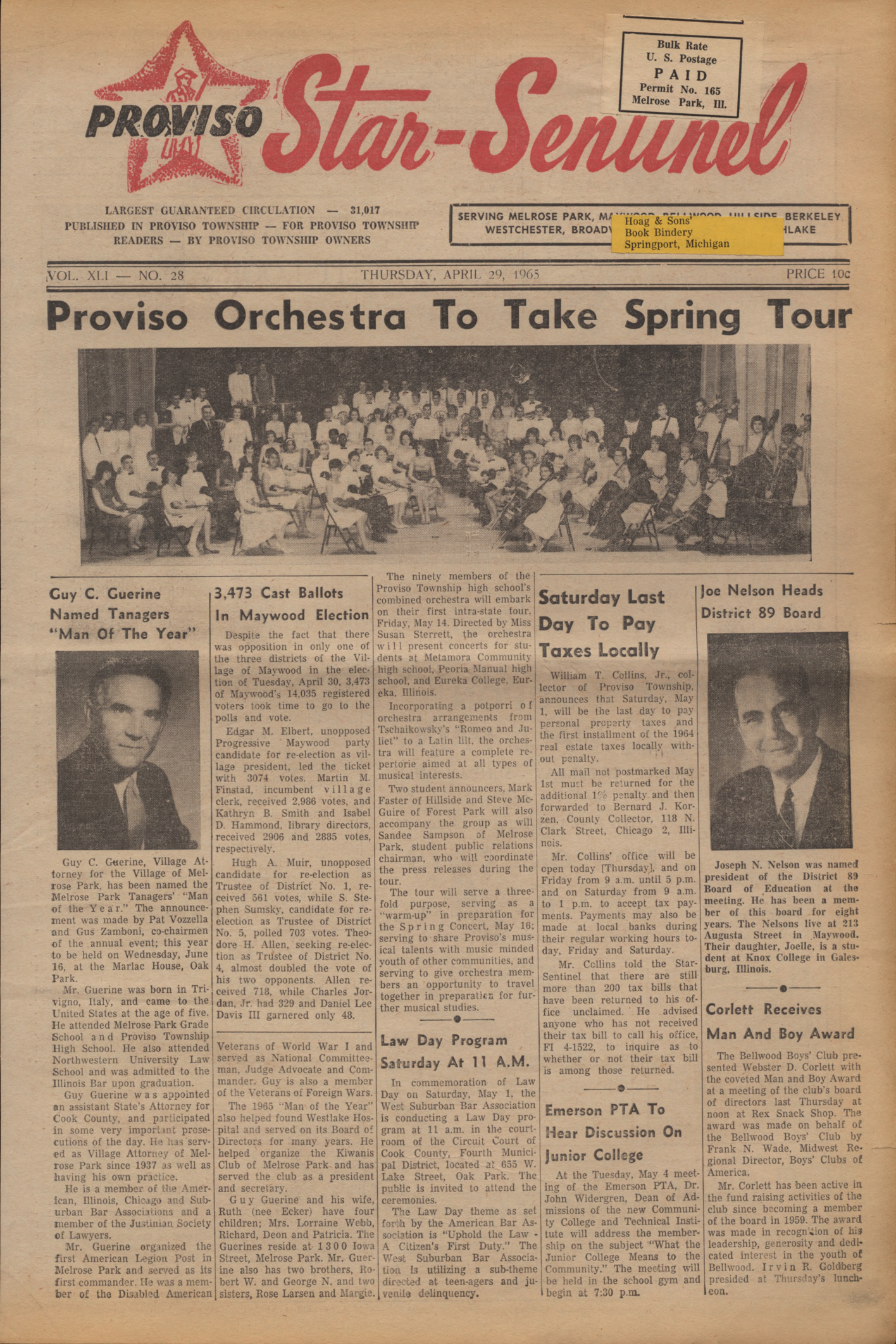 Proviso Star-Sentinel – 19650429