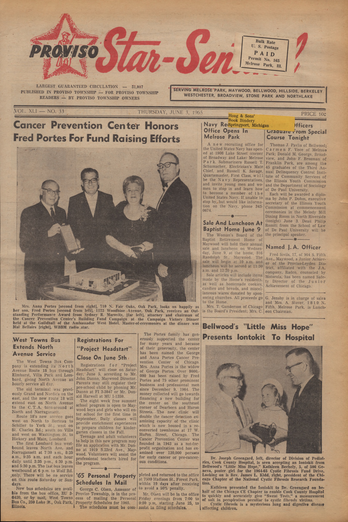 Proviso Star-Sentinel – 19650603