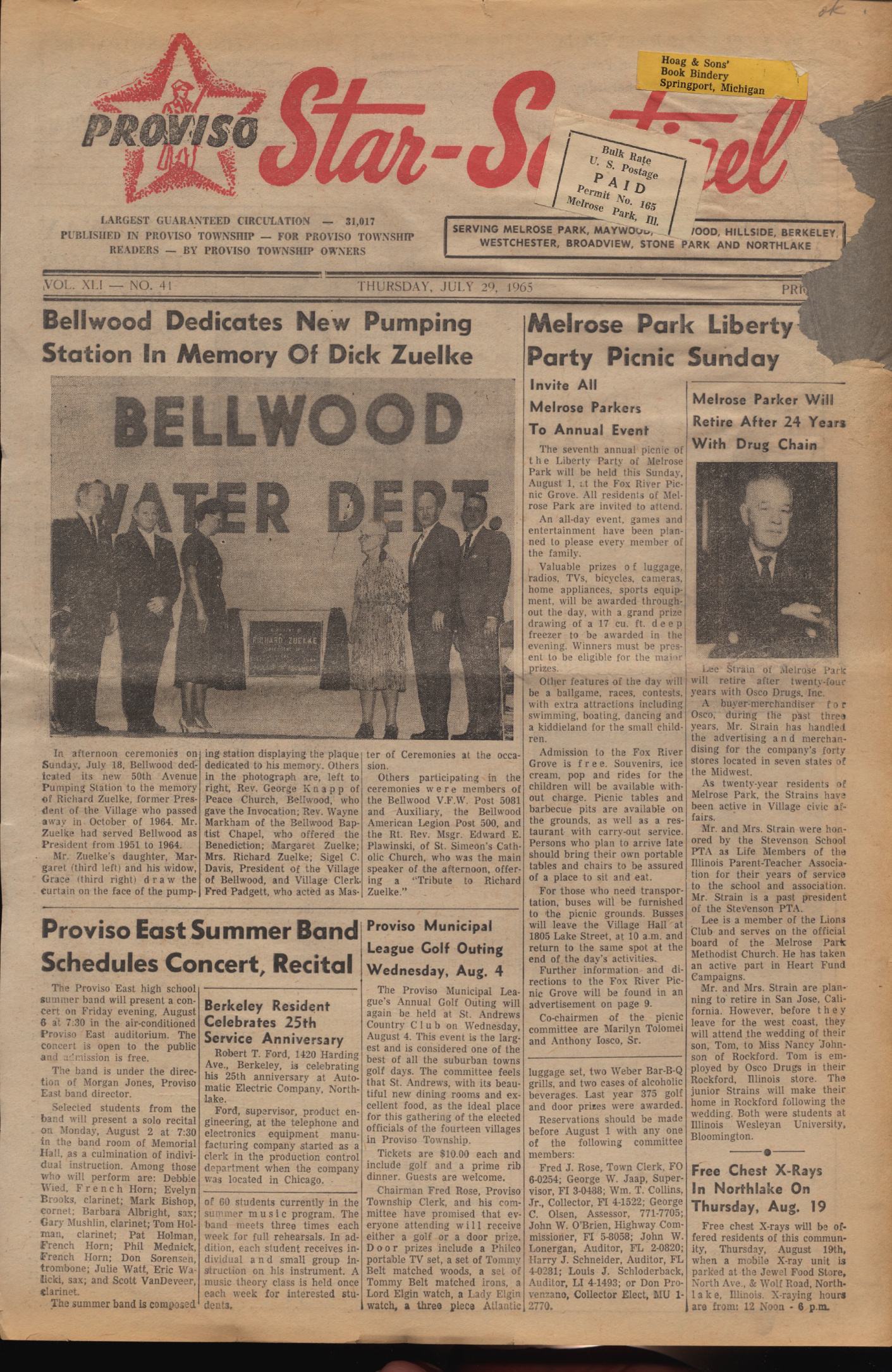 Proviso Star-Sentinel – 19650729
