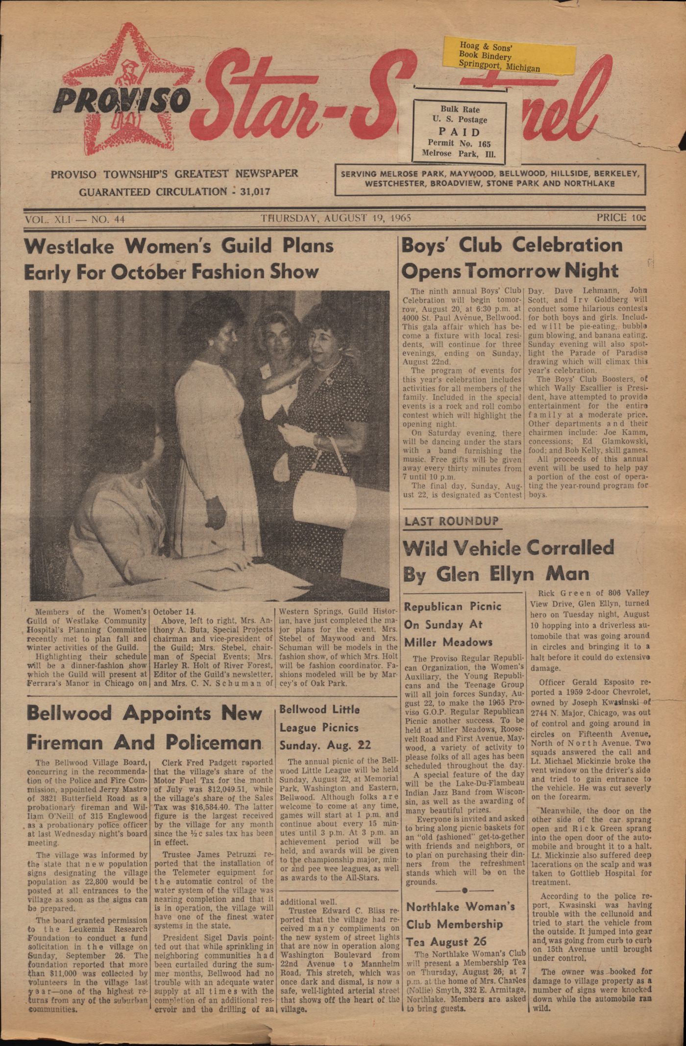 Proviso Star-Sentinel – 19650819