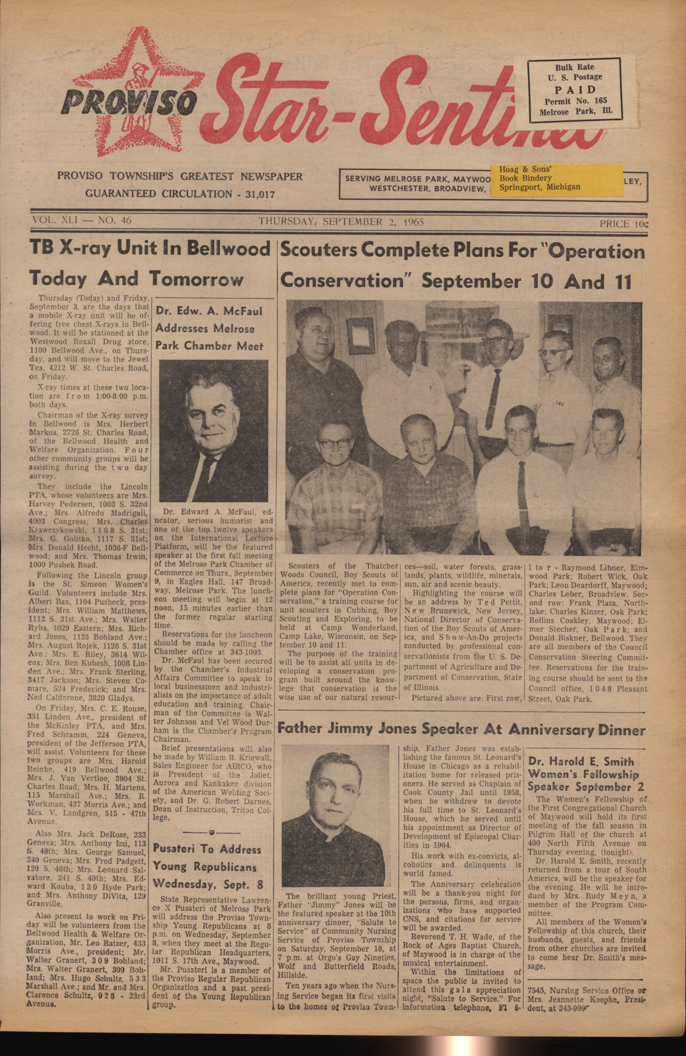 Proviso Star-Sentinel – 19650902