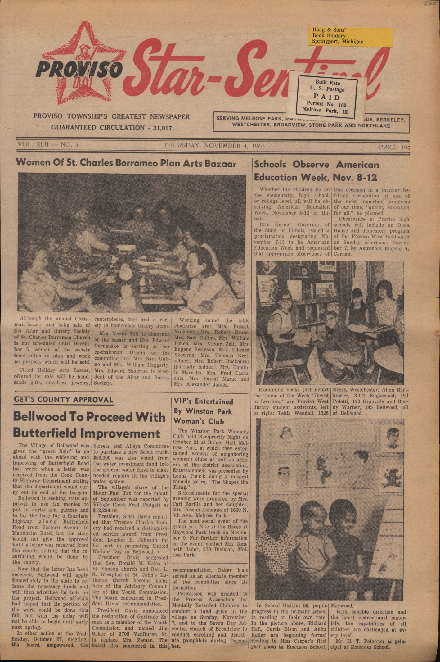 Proviso Star-Sentinel – 19651104