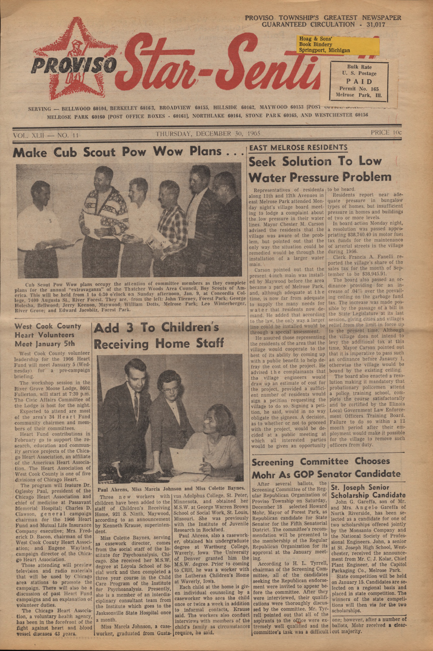 Proviso Star-Sentinel – 19651230