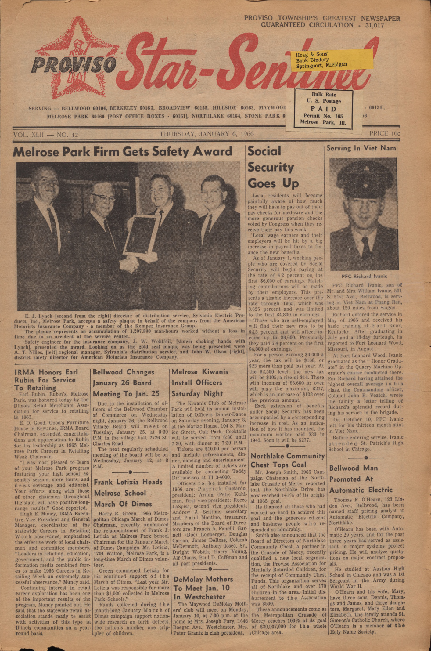 Proviso Star-Sentinel – 19660106