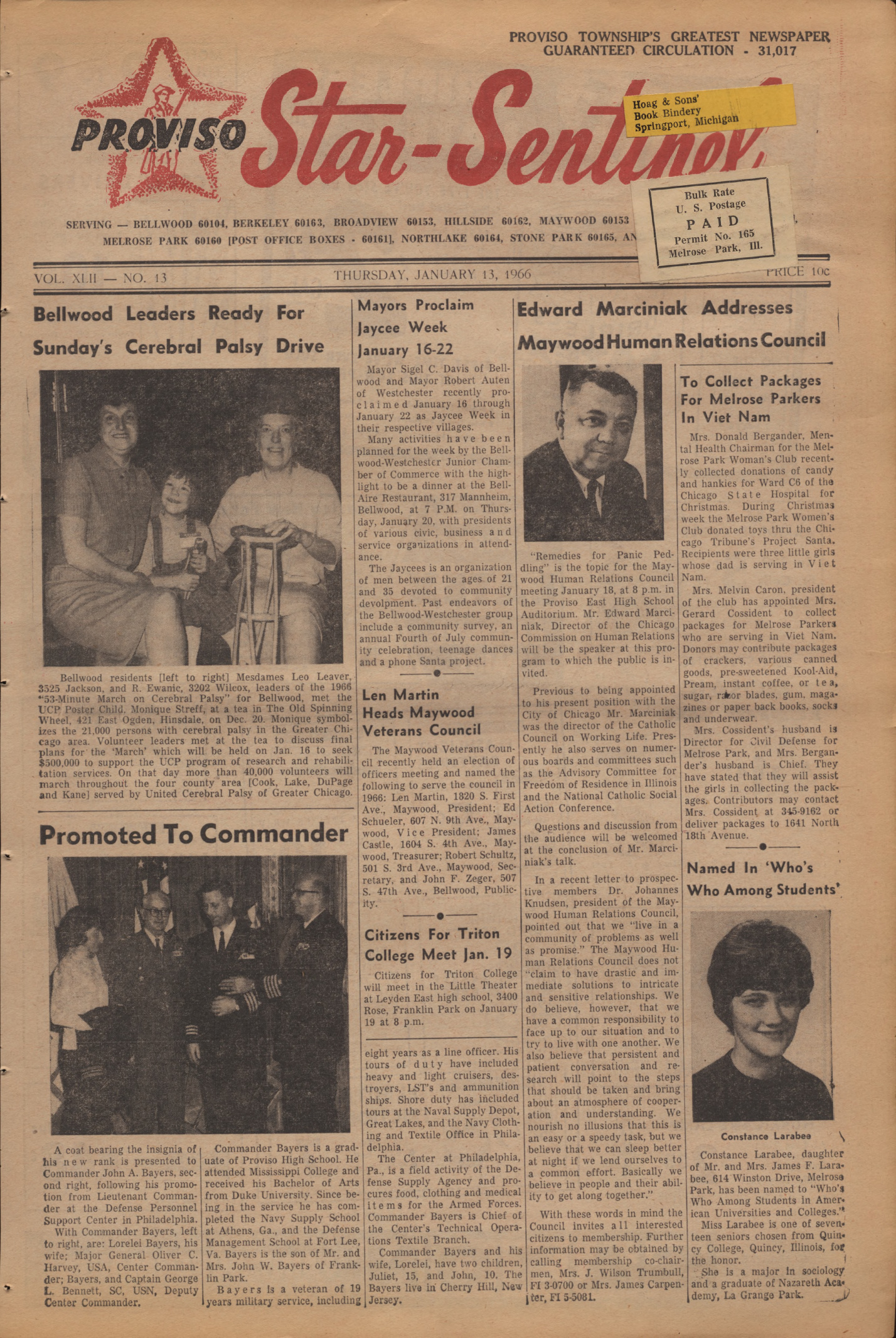 Proviso Star-Sentinel – 19660113