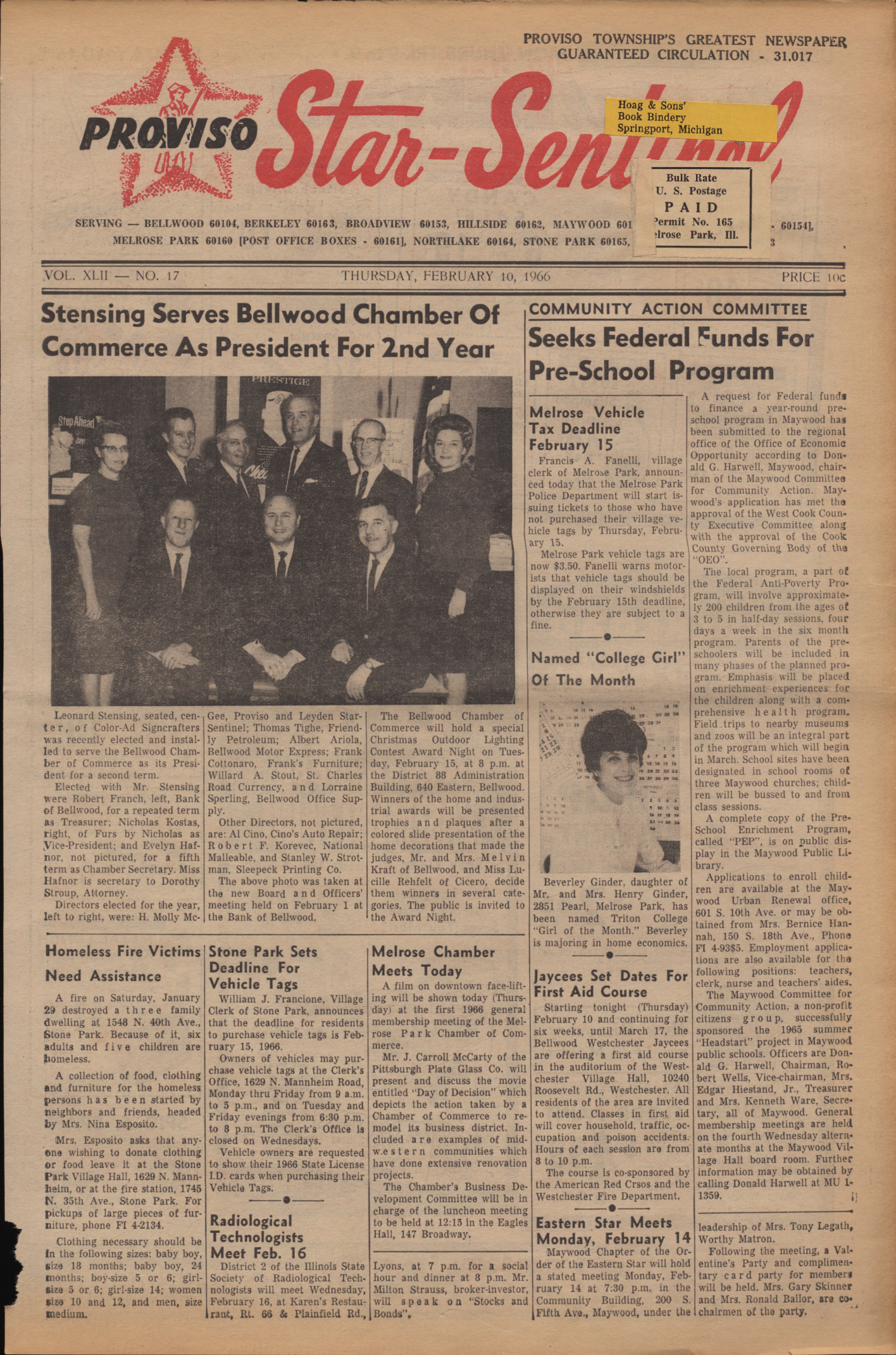 Proviso Star-Sentinel – 19660210