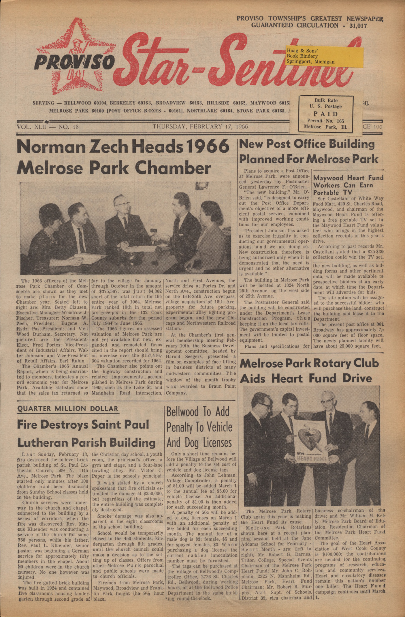 Proviso Star-Sentinel – 19660217