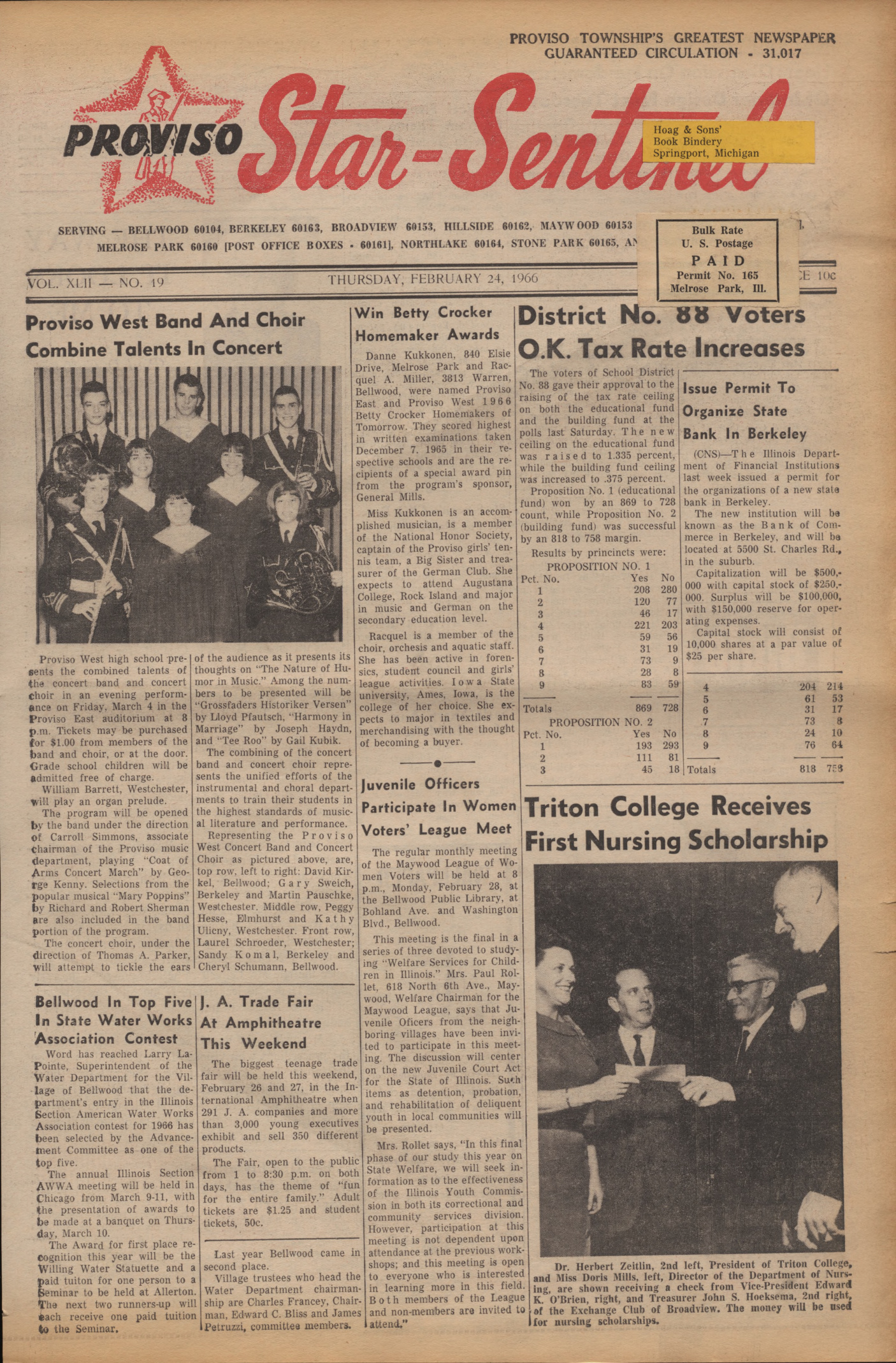 Proviso Star-Sentinel – 19660224