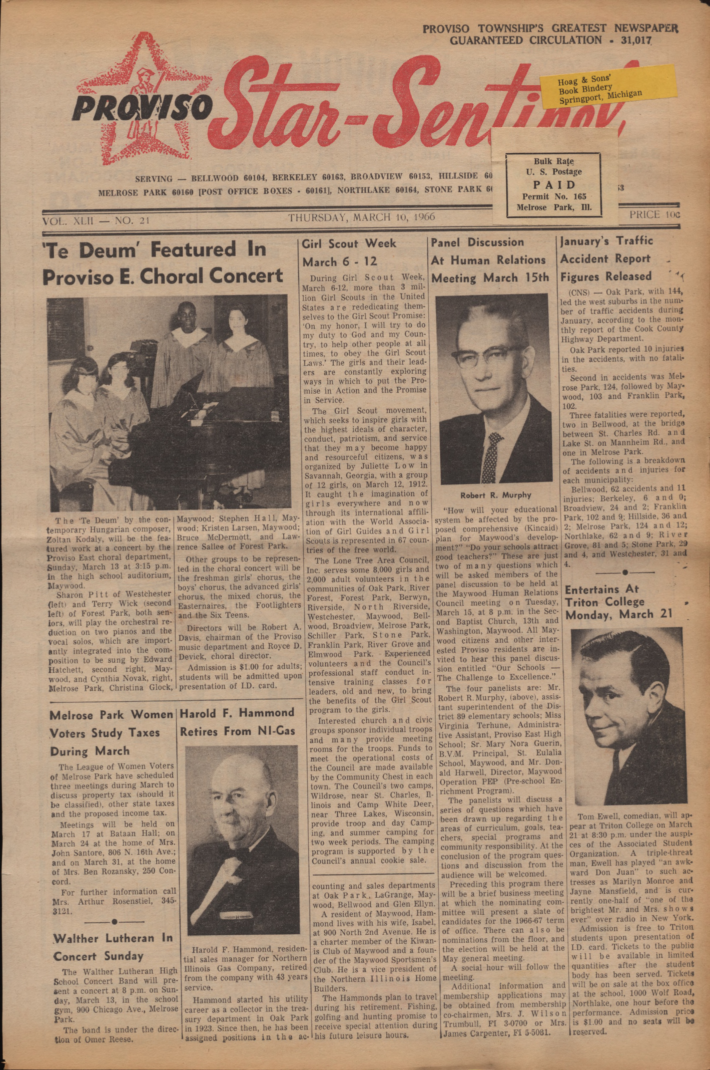 Proviso Star-Sentinel – 19660310