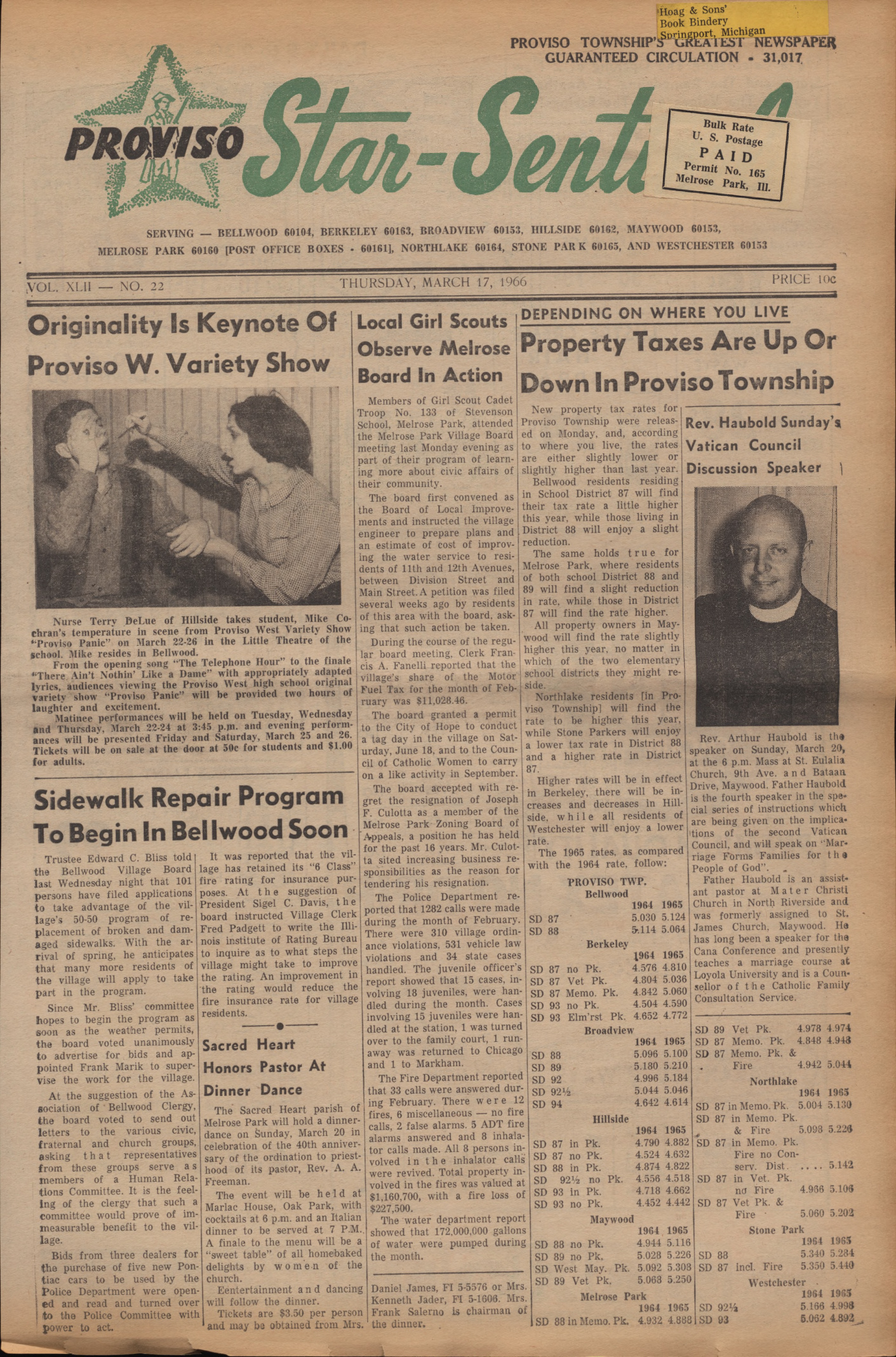 Proviso Star-Sentinel – 19660317