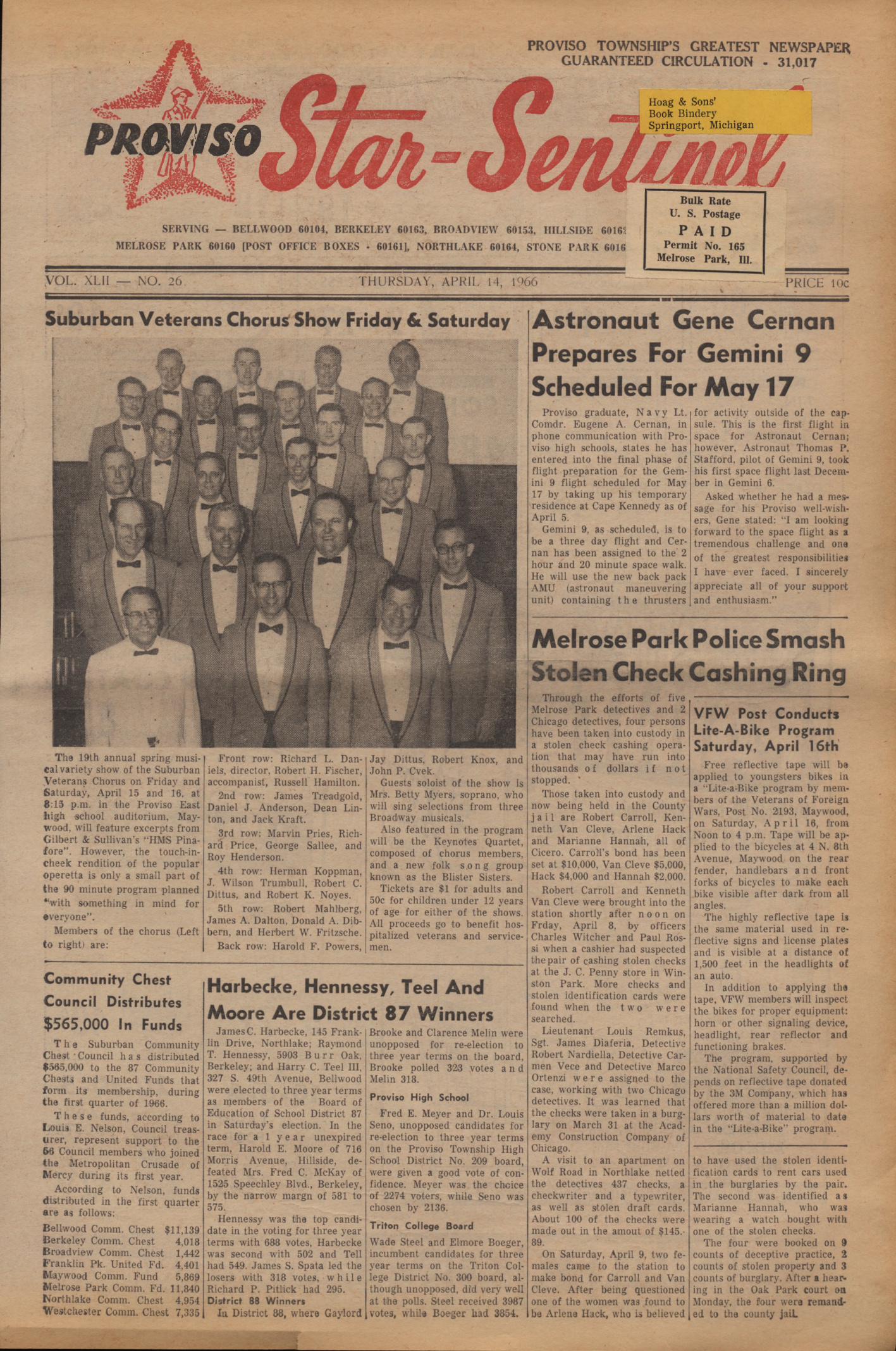 Proviso Star-Sentinel – 19660414