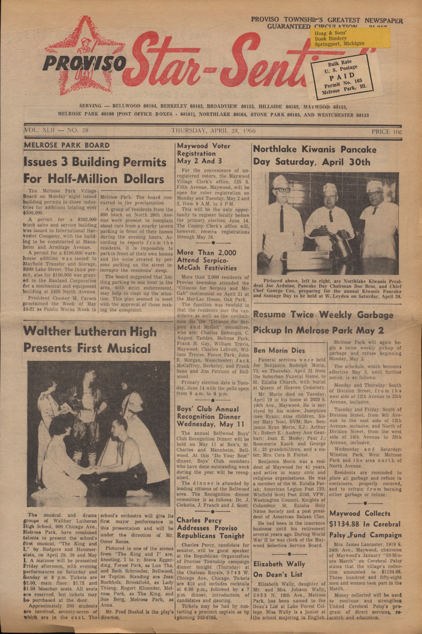 Proviso Star-Sentinel – 19660428