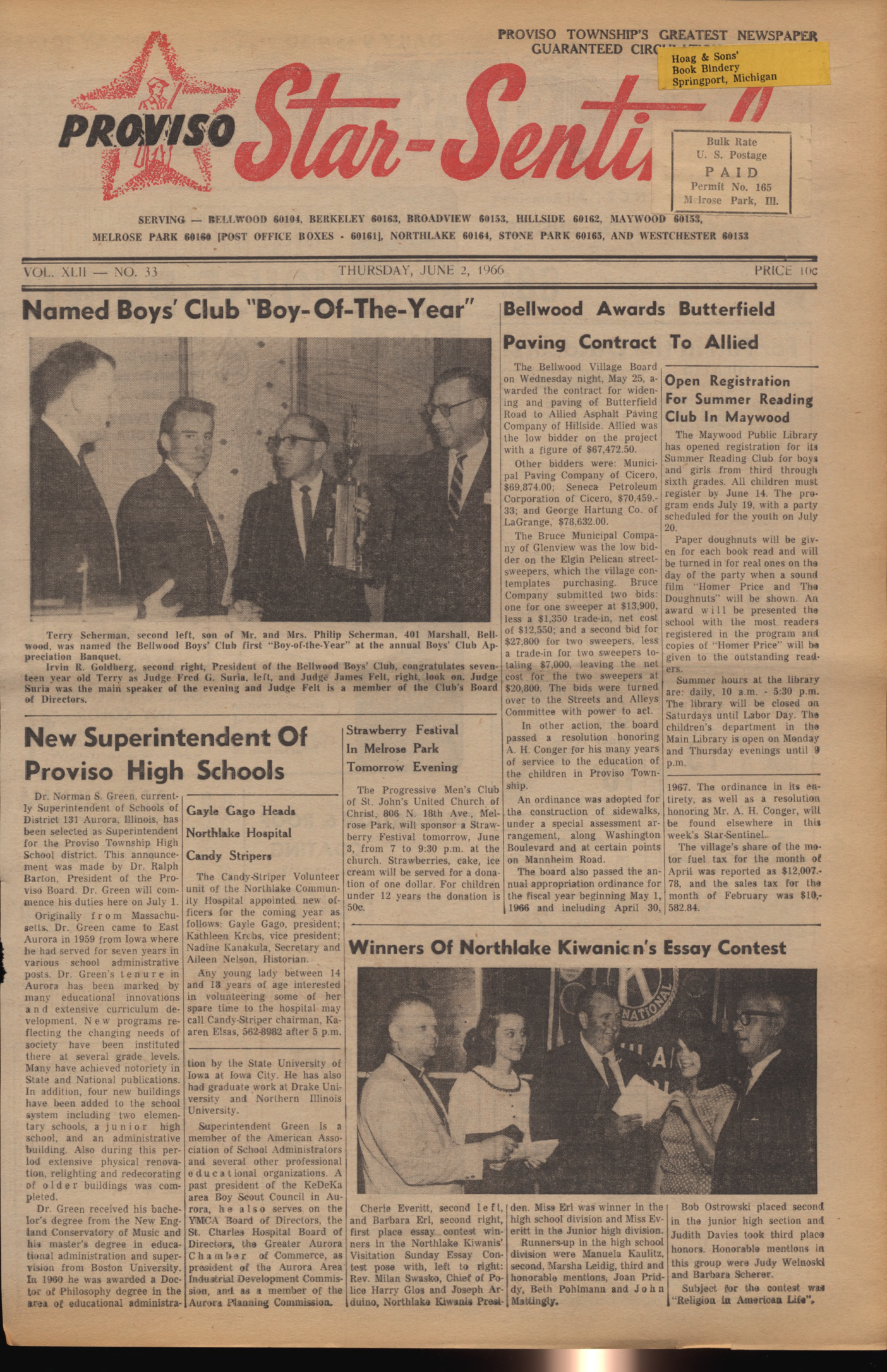 Proviso Star-Sentinel – 19660602