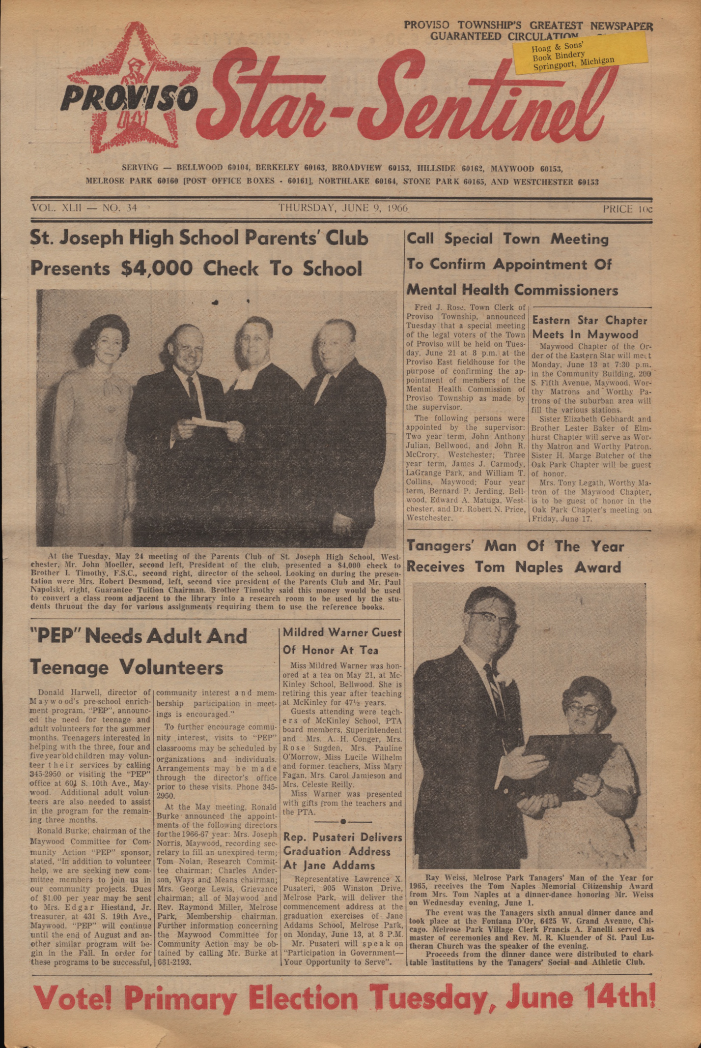 Proviso Star-Sentinel – 19660609