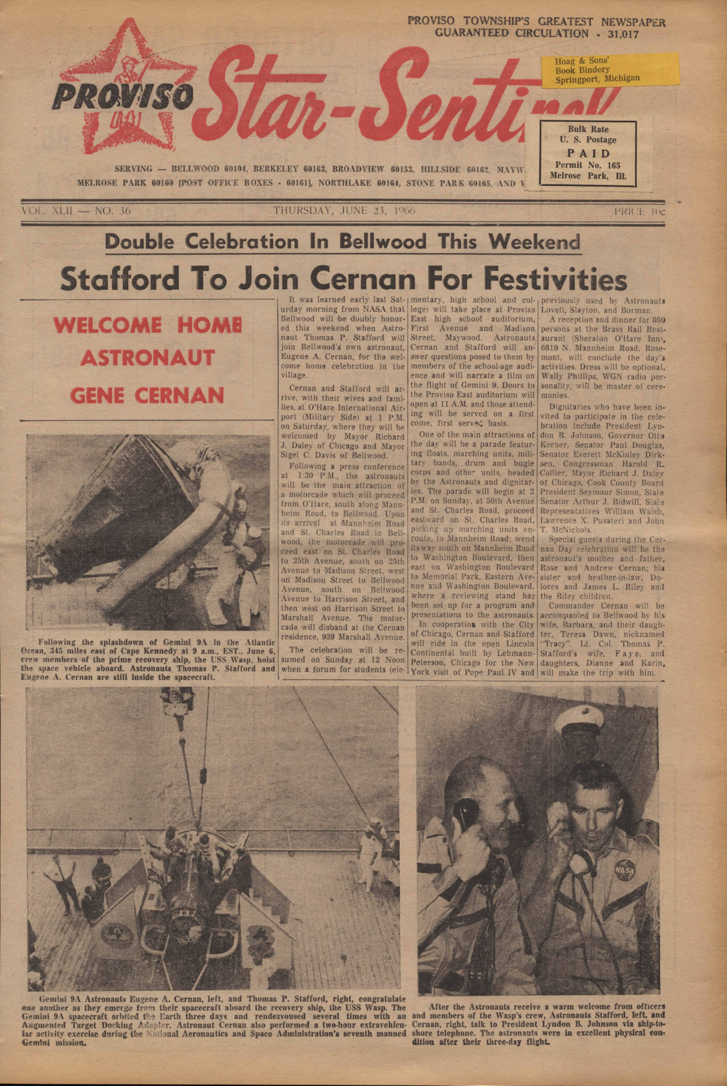 Proviso Star-Sentinel – 19660623