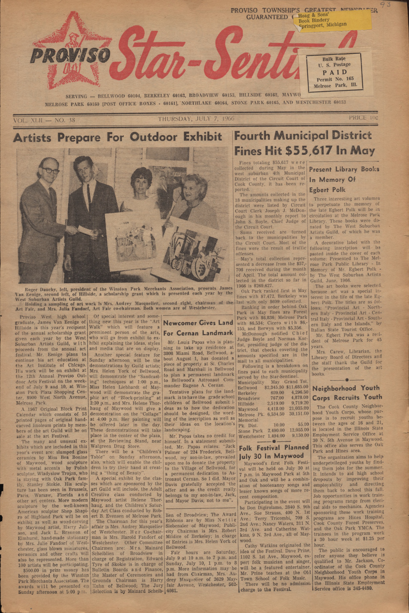 Proviso Star-Sentinel – 19660707