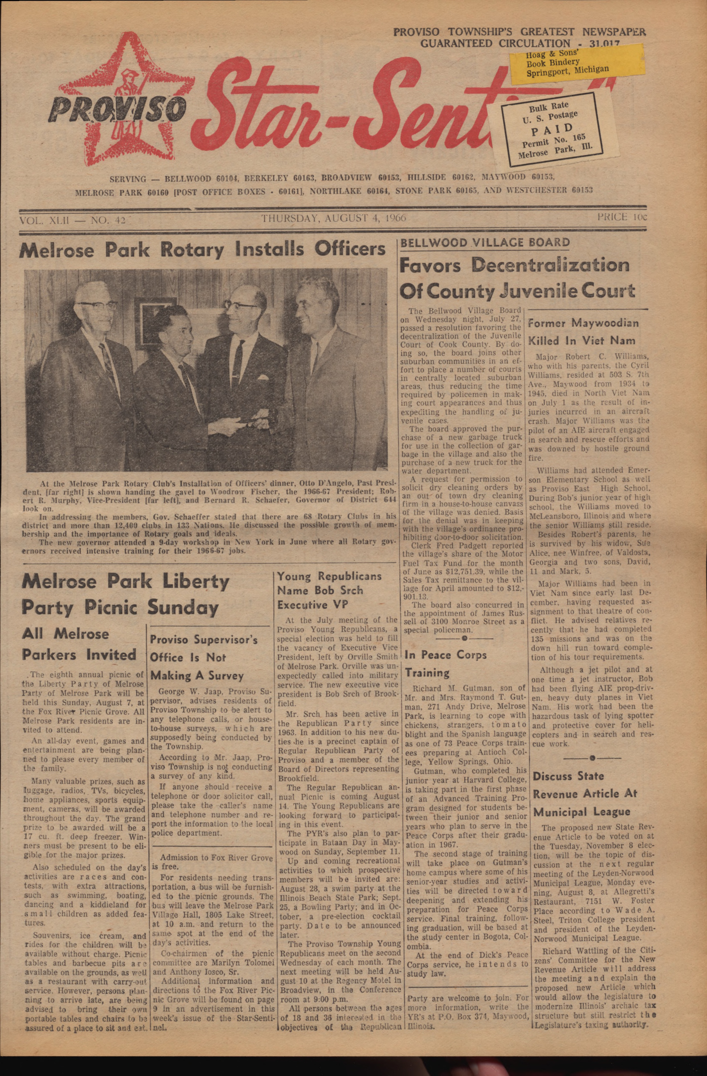 Proviso Star-Sentinel – 19660804
