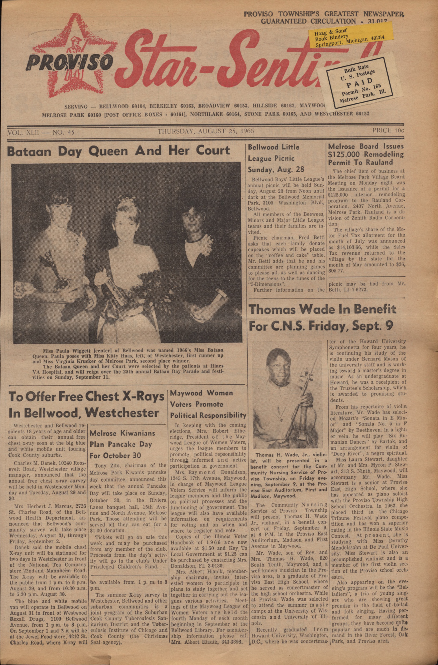 Proviso Star-Sentinel – 19660825