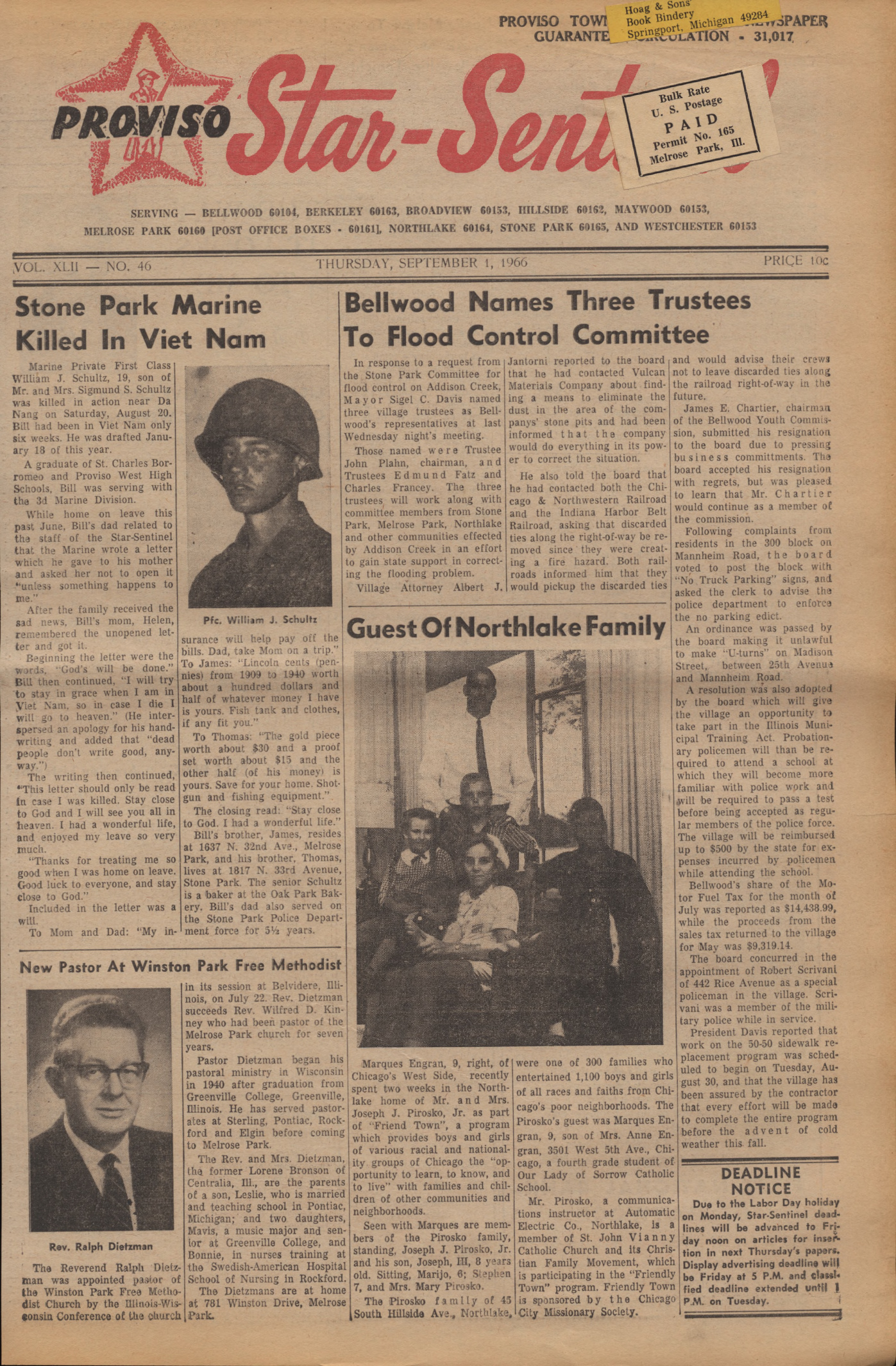 Proviso Star-Sentinel – 19660901
