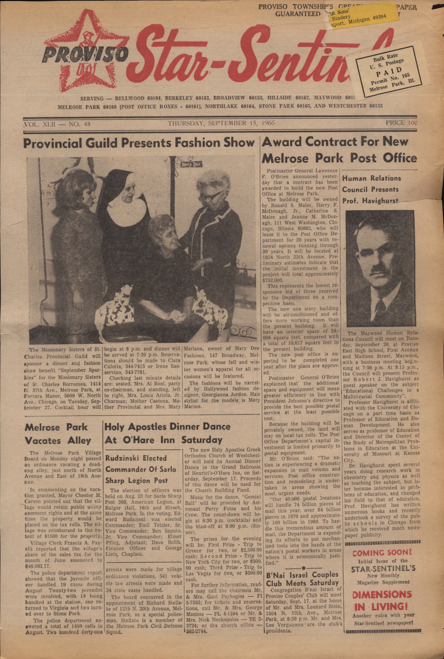 Proviso Star-Sentinel – 19660915