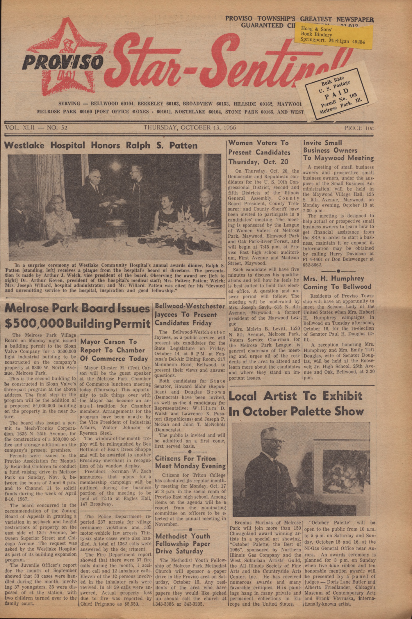 Proviso Star-Sentinel – 19661013
