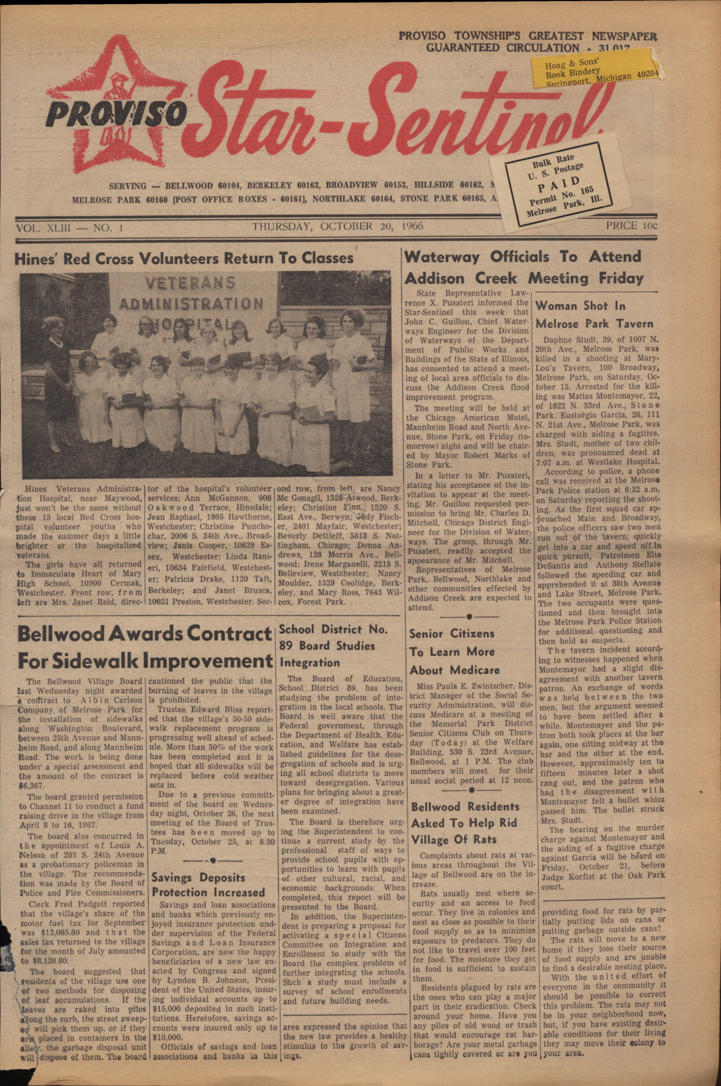 Proviso Star-Sentinel – 19661020