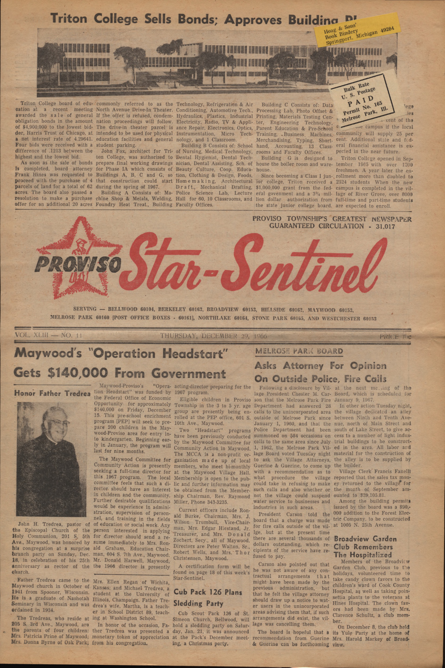 Proviso Star-Sentinel – 19661229
